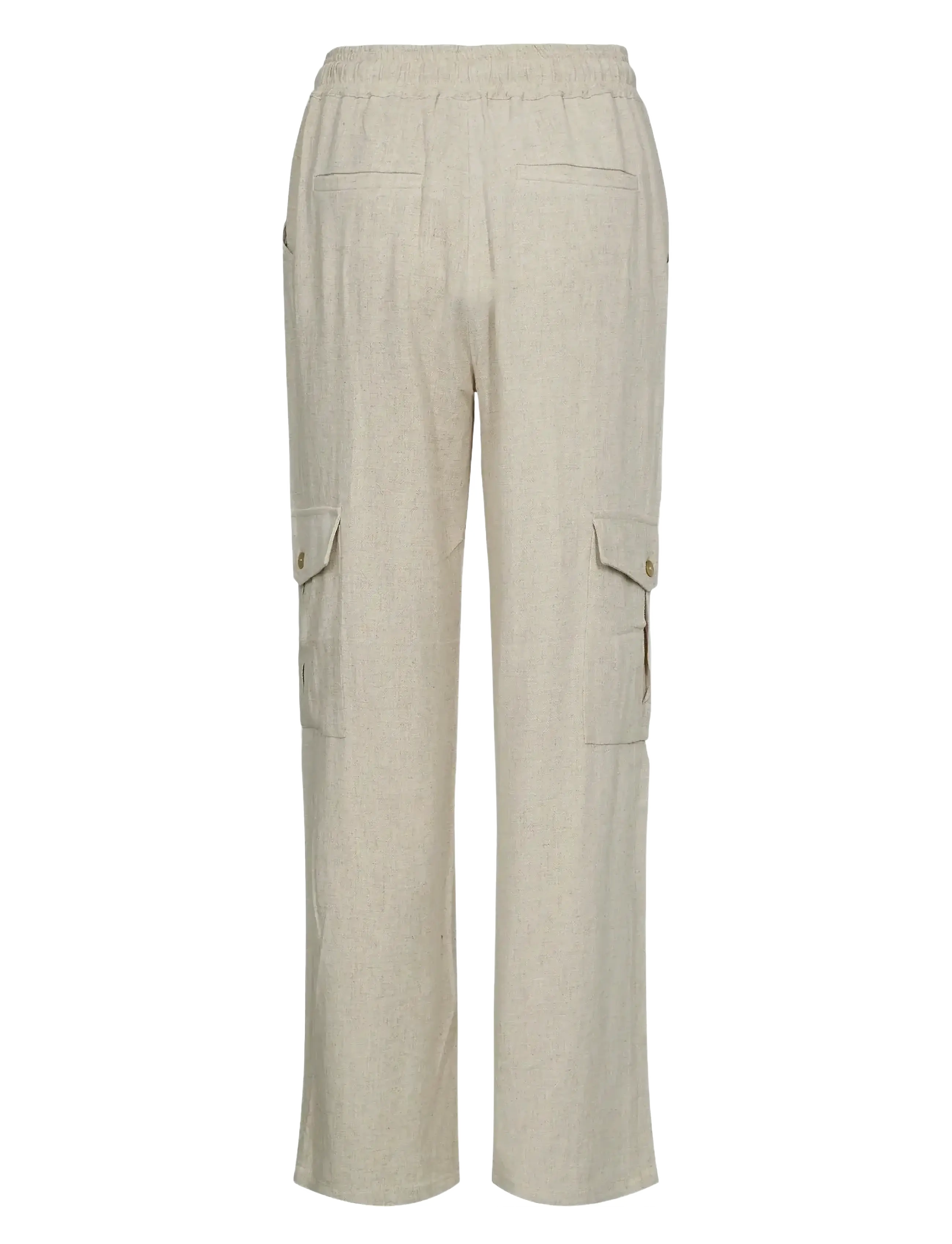 Nümph - NUSUSSI PANT - cargobukser - sesame melange - 2
