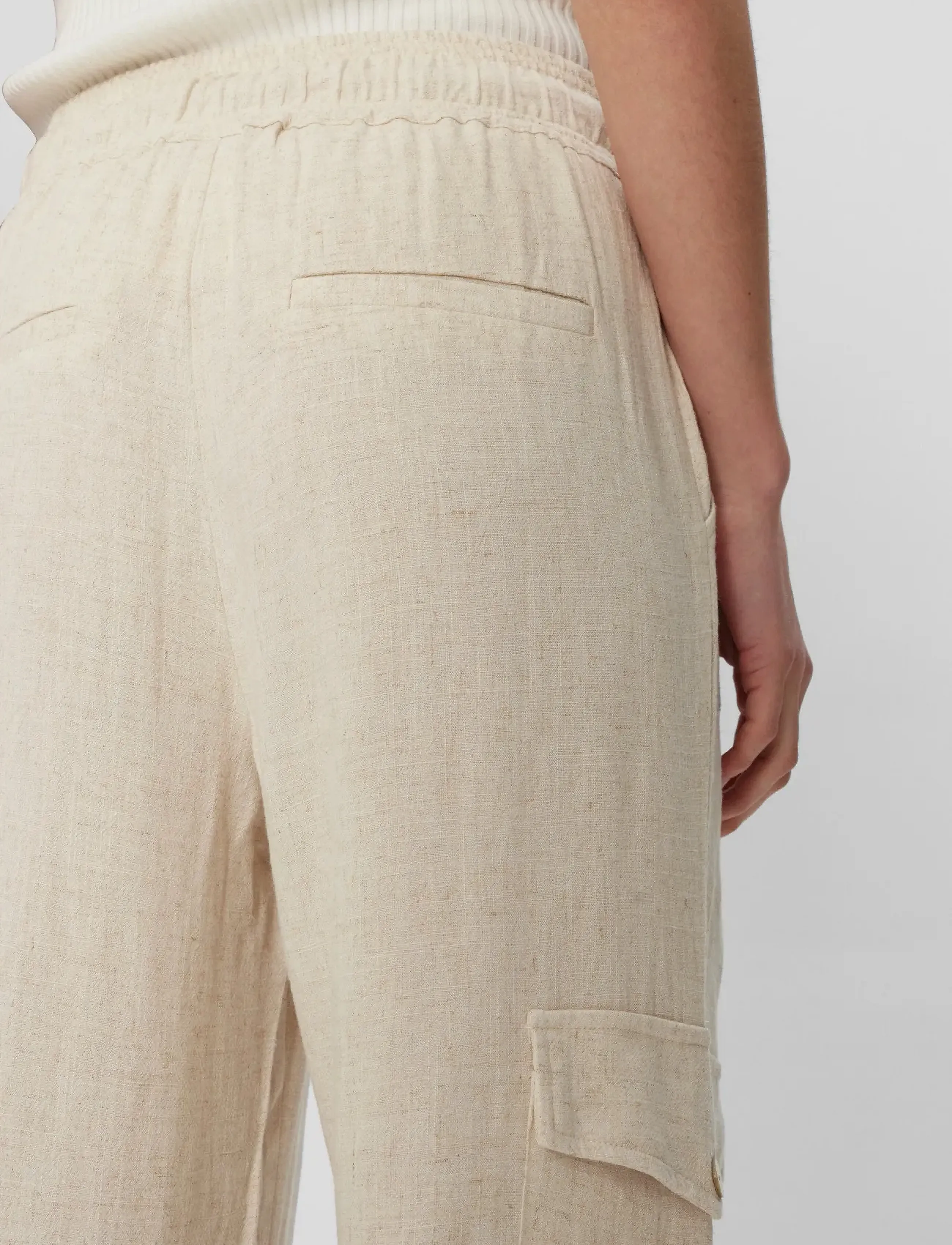 Nümph - NUSUSSI PANT - cargobukser - sesame melange - 5