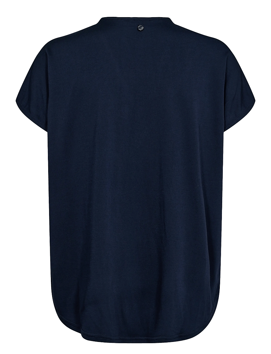 Nümph - NUTILIA SS BLOUSE - kortärmade blusar - dark sapphire - 1