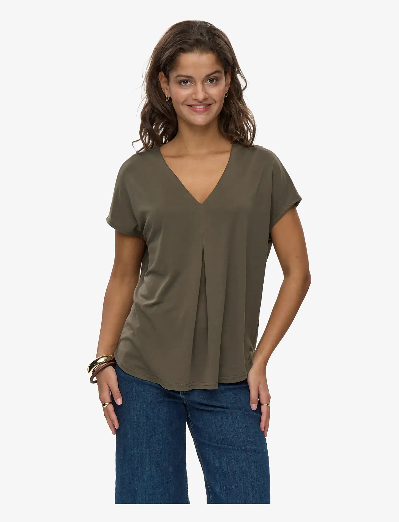 Nümph - NUTILIA SS BLOUSE - kortærmede bluser - grape leaf - 0