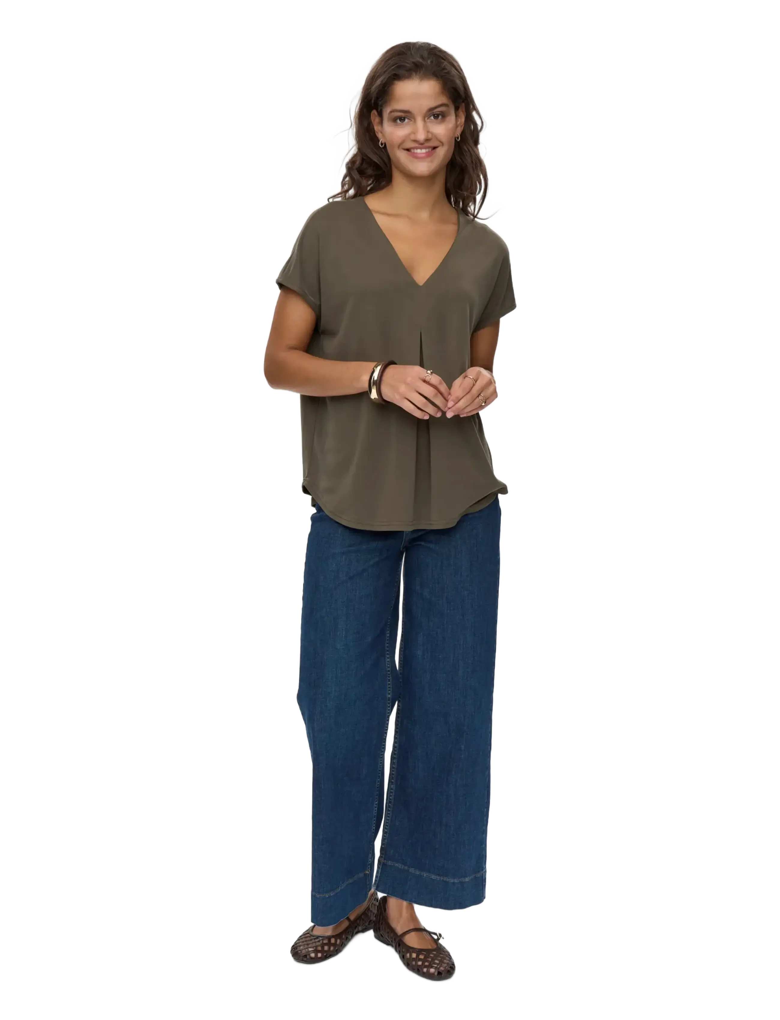 Nümph - NUTILIA SS BLOUSE - kortærmede bluser - grape leaf - 2