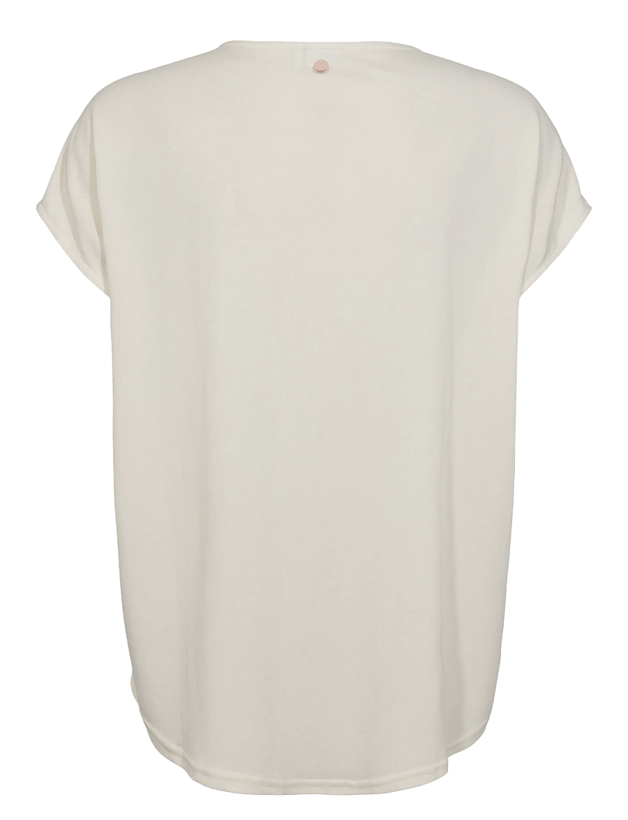 Nümph - NUTILIA SS BLOUSE - kurzärmelige blusen - pristine - 1