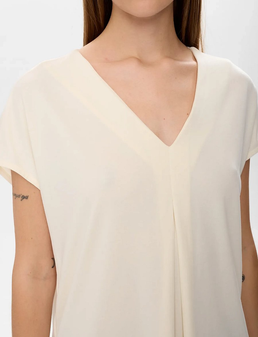 Nümph - NUTILIA SS BLOUSE - bluzki z krótkim rękawem - pristine - 5
