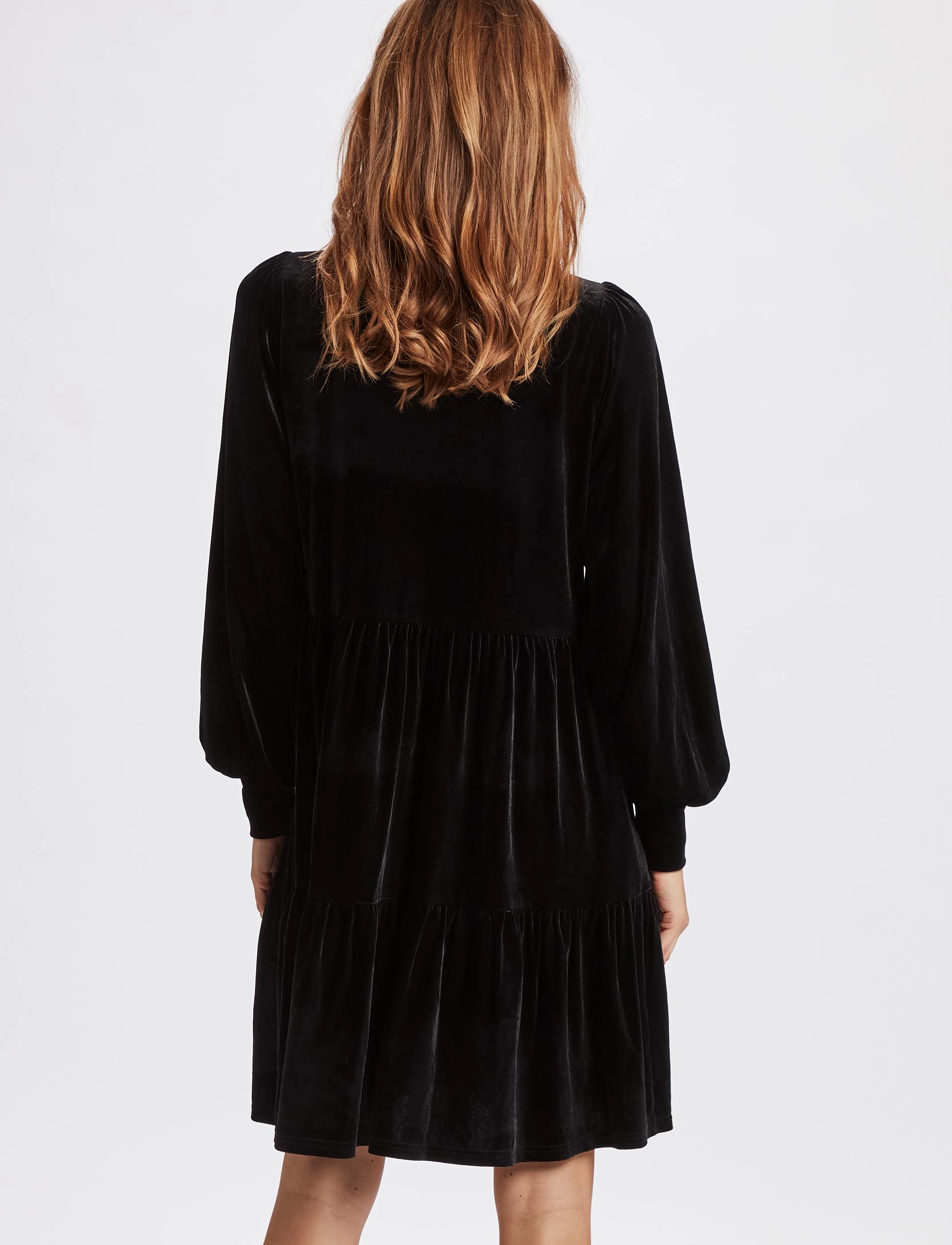 Nümph - NUVEDA DRESS - kurze kleider - caviar - 3
