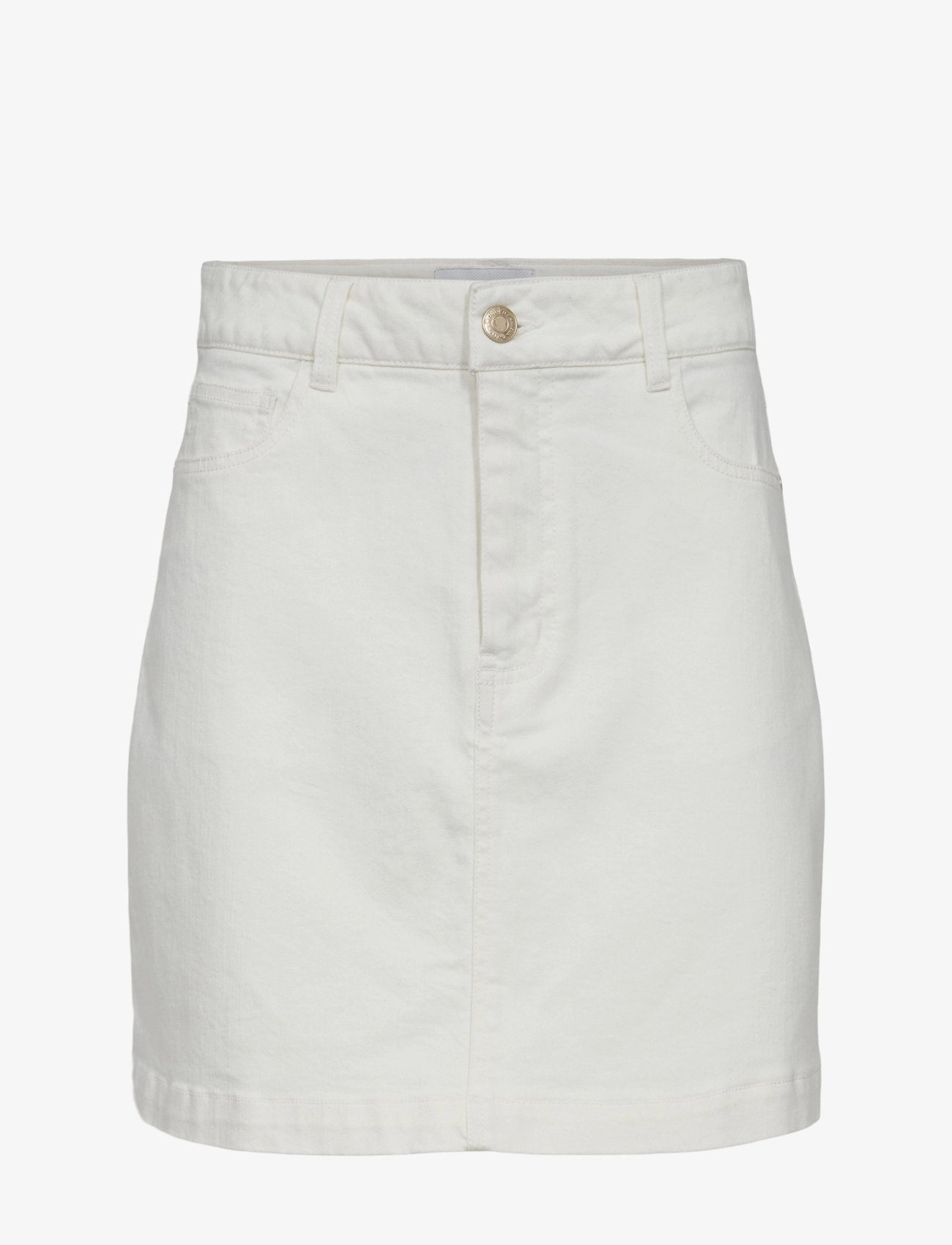 Nümph NULULU SHORT SKIRT - Kläder - BRIGHT WHITE / white