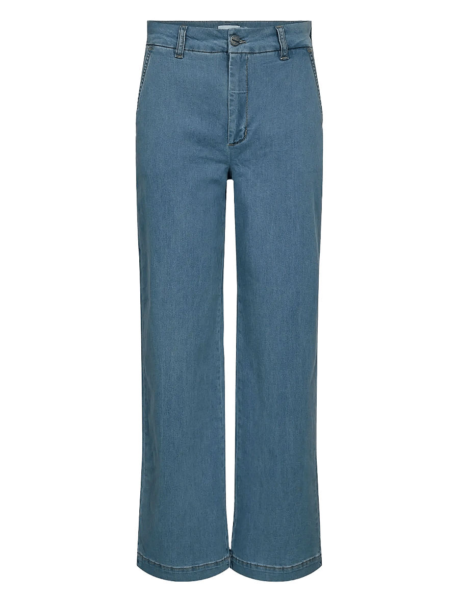 Nümph - NUAMBER PANTS - LIGHT BLUE - gerade jeans - light blue denim - 1