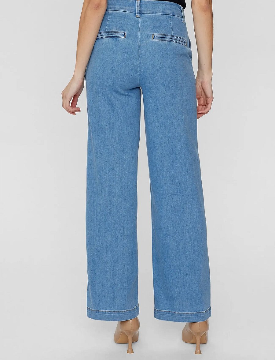 Nümph - NUAMBER PANTS - LIGHT BLUE - gerade jeans - light blue denim - 3