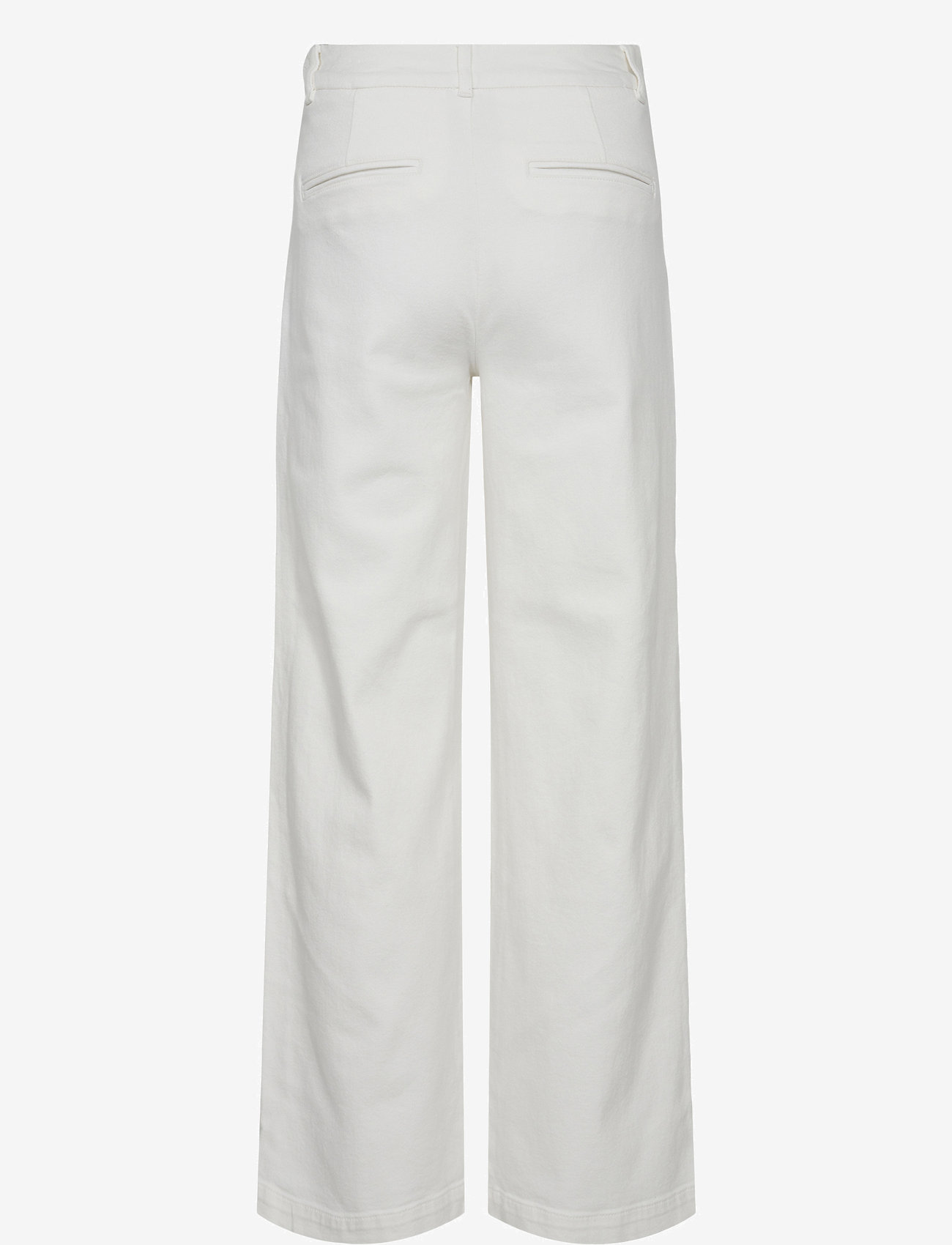 Nümph - NUAMBER PANTS - CLOUD DANCER - hosen mit weitem bein - cloud dancer - 1