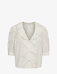 Nümph - NULIMA SS SHIRT - marškiniai trumpomis rankovėmis - bright white - 0