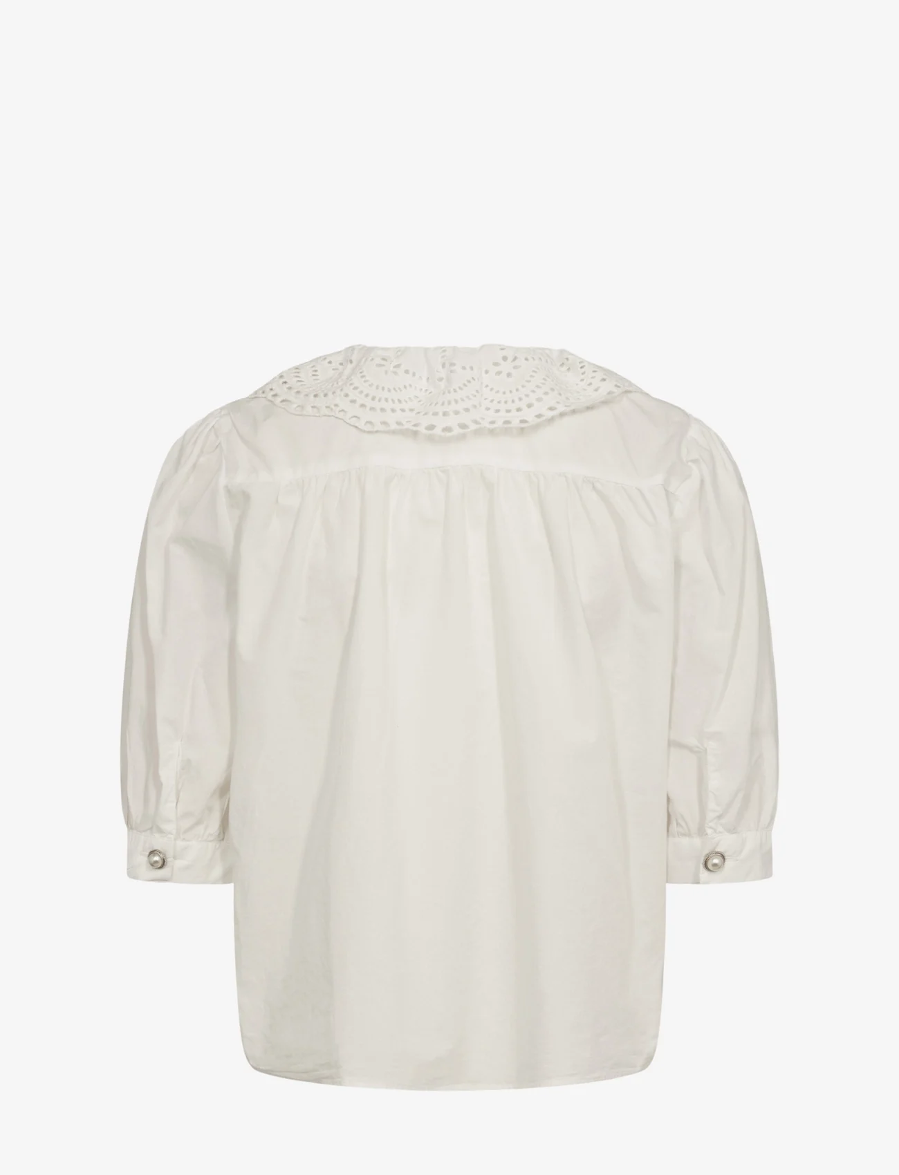 Nümph - NULIMA SS SHIRT - marškiniai trumpomis rankovėmis - bright white - 1