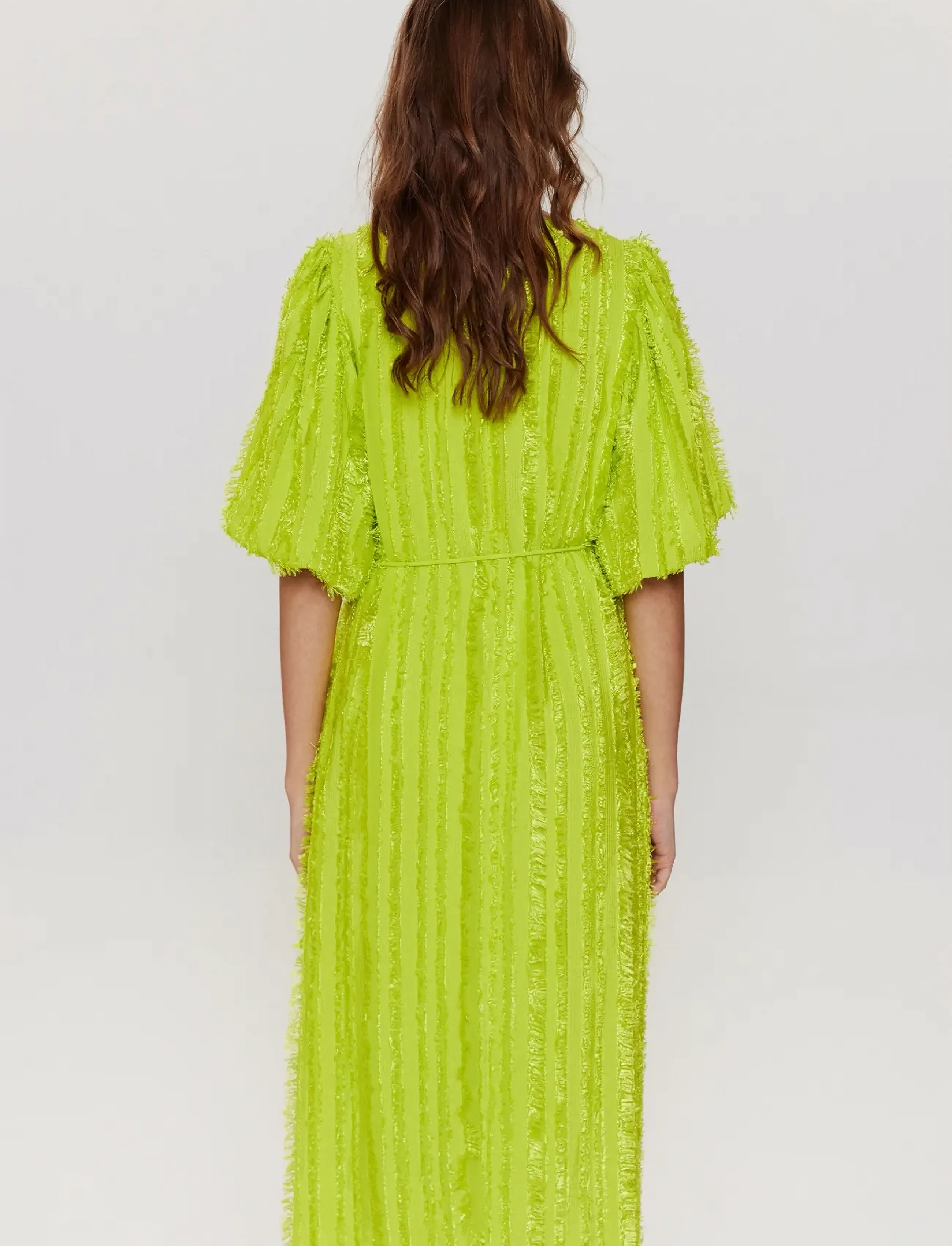 Nümph - NUMOLEKO DRESS - midi kjoler - acid lime - 3
