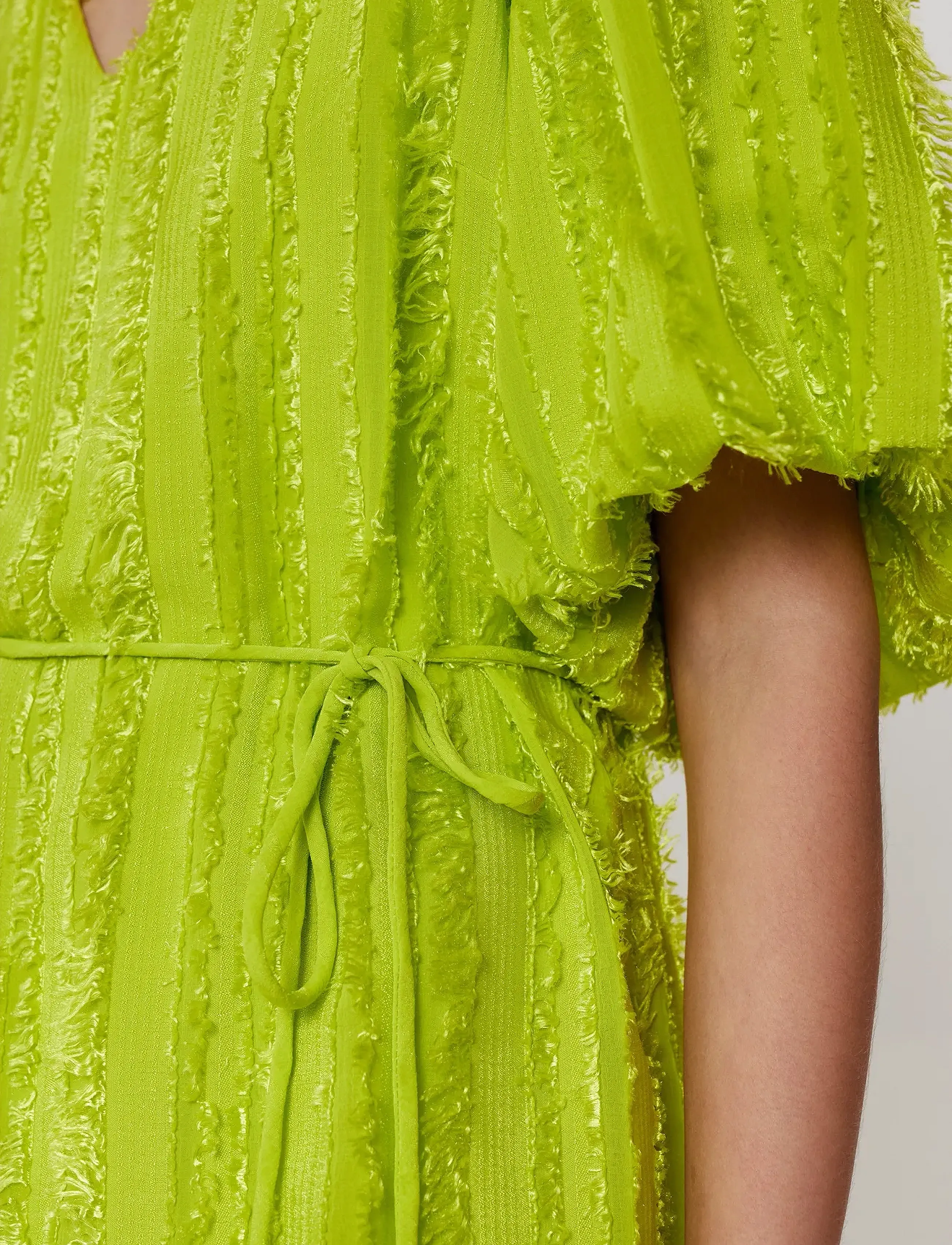 Nümph - NUMOLEKO DRESS - midi kjoler - acid lime - 5