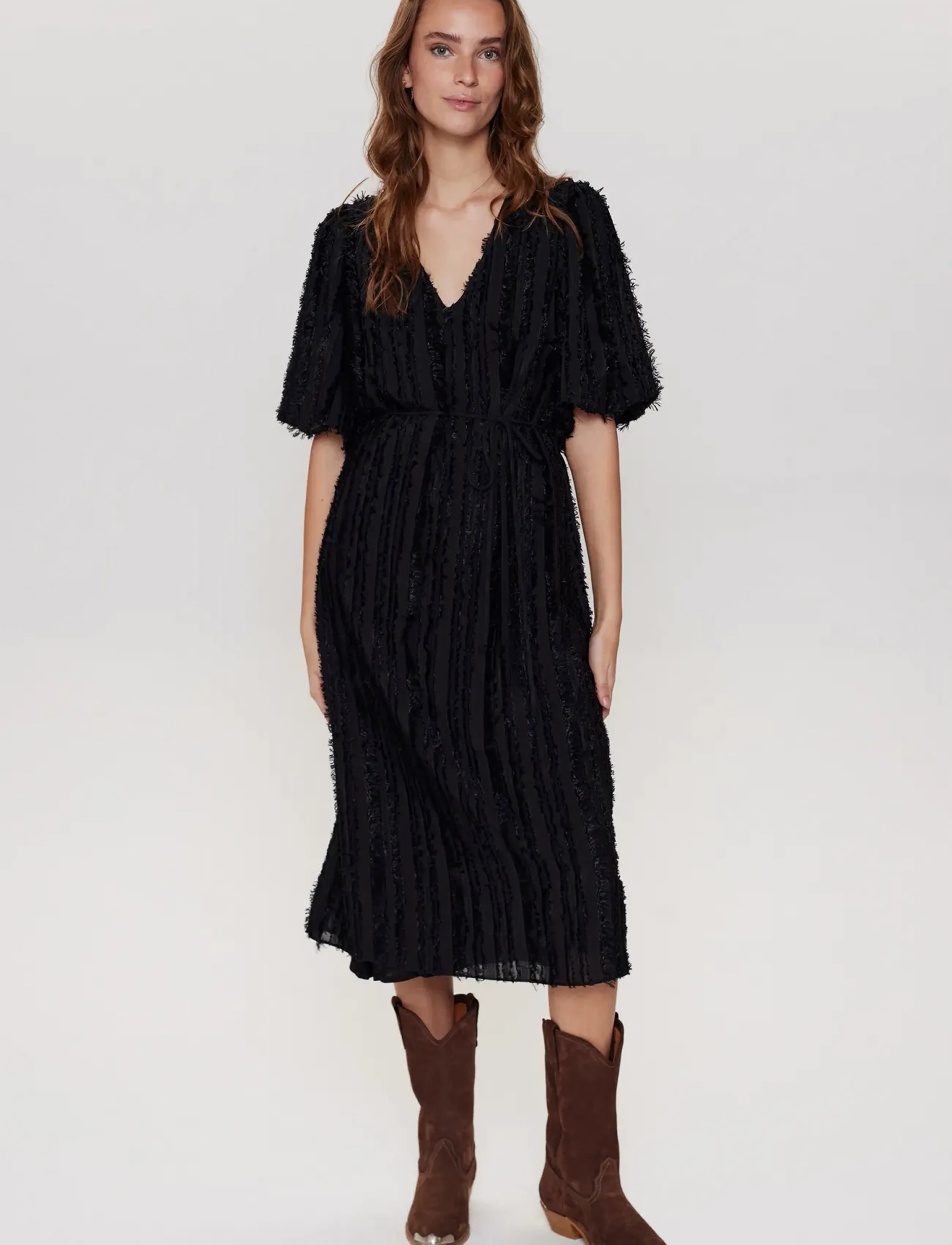 Nümph - NUMOLEKO DRESS - midikleidid - caviar - 4
