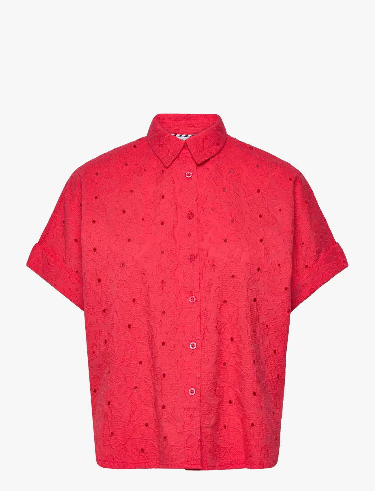 Nümph - NUKARI SHIRT - kortærmede skjorter - teaberry - 0