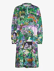 Nümph - NUATLAS NEW DRESS - midi kjoler - pine green - 0