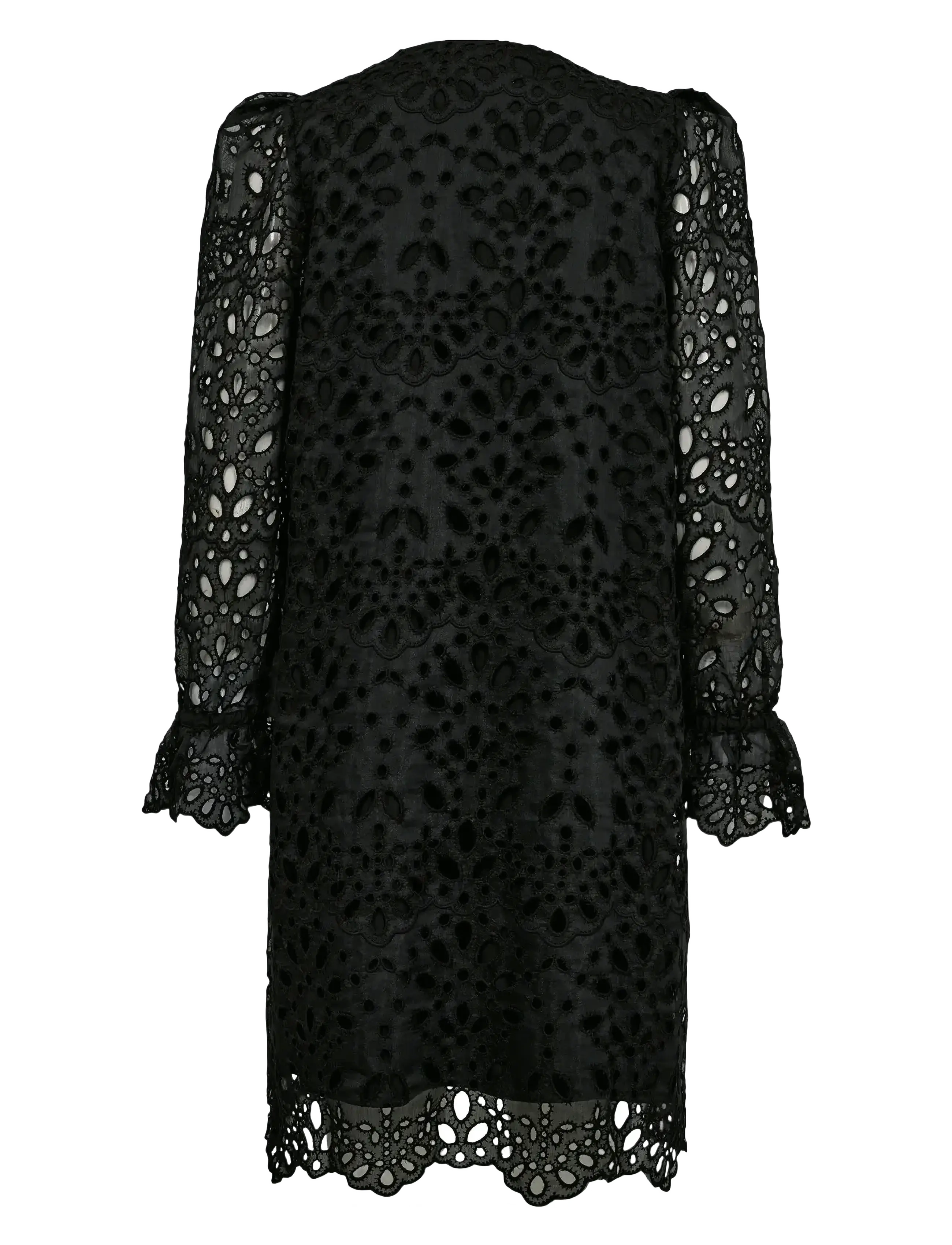 Nümph - NUELIZA DRESS - pitskleidid - caviar - 2