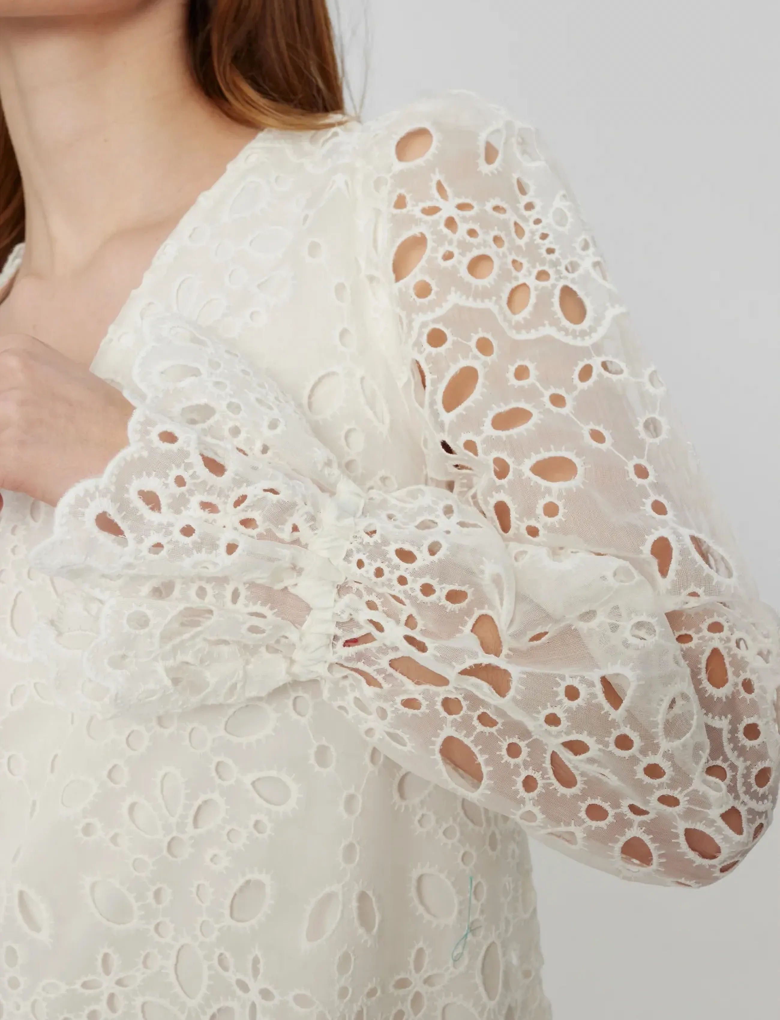 Nümph - NUELIZA DRESS - blondekjoler - cloud dancer - 5