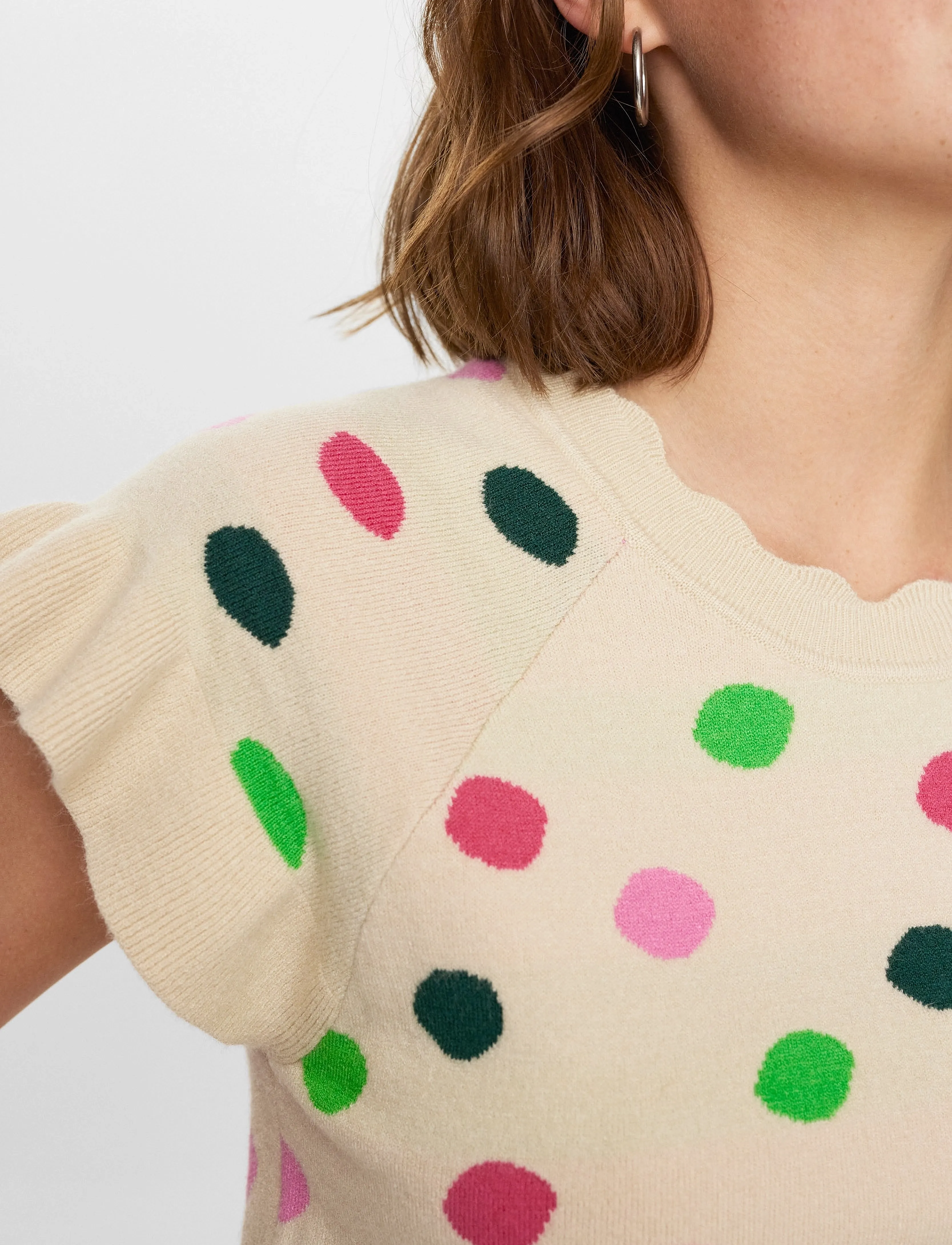 Nümph - NUBAGATHA SS PULLOVER - sandshell - 5
