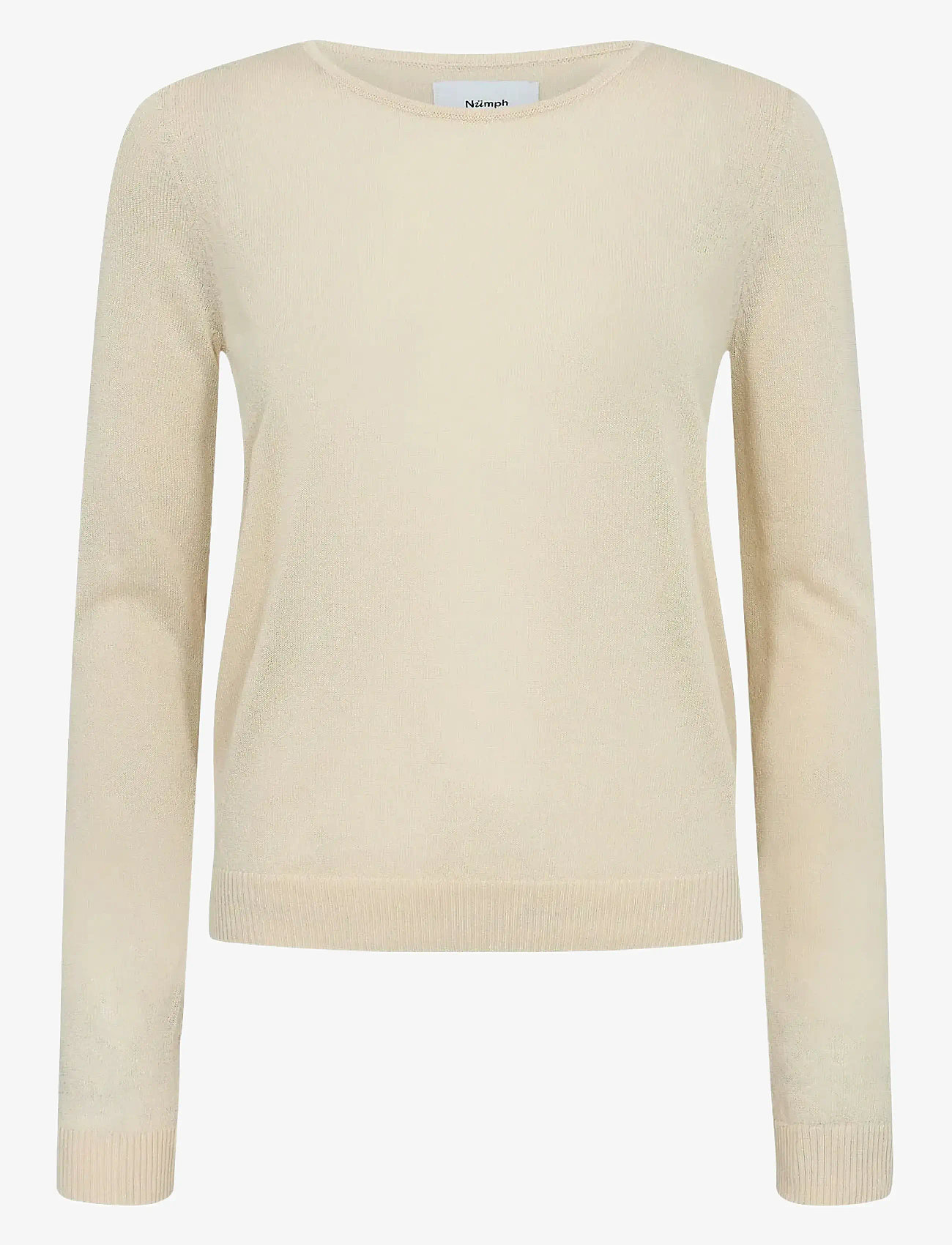 Nümph - NUALANA PULLOVER - herbstliche kleidung - sandshell - 0