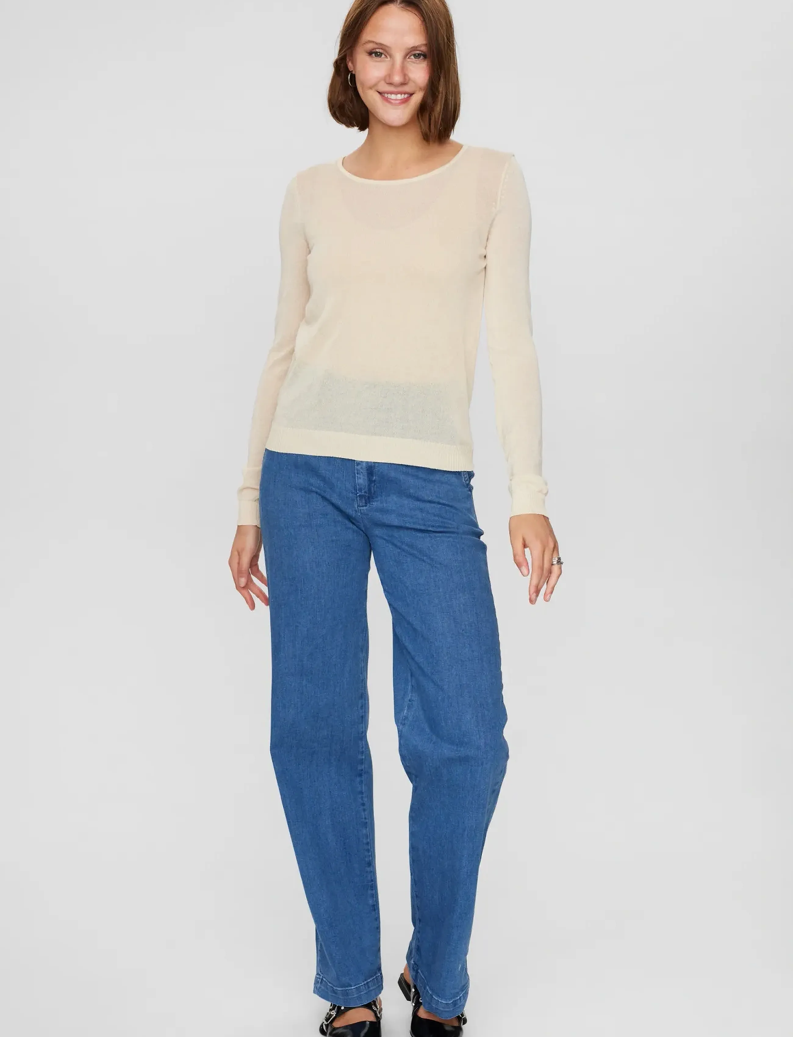 Nümph - NUALANA PULLOVER - sandshell - 4