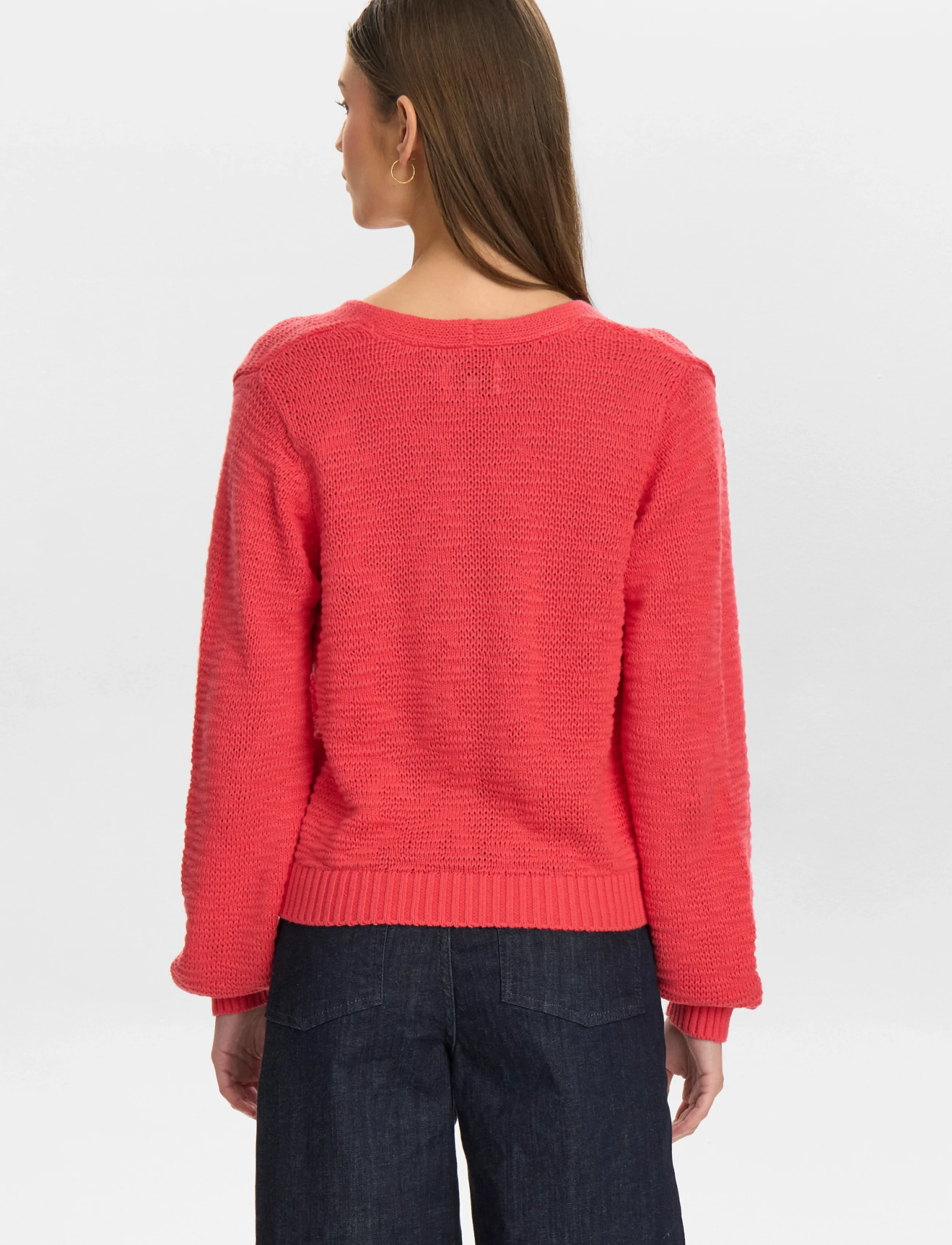 Nümph - NUMIRNA CROPPED CARDIGAN - geranium - 3