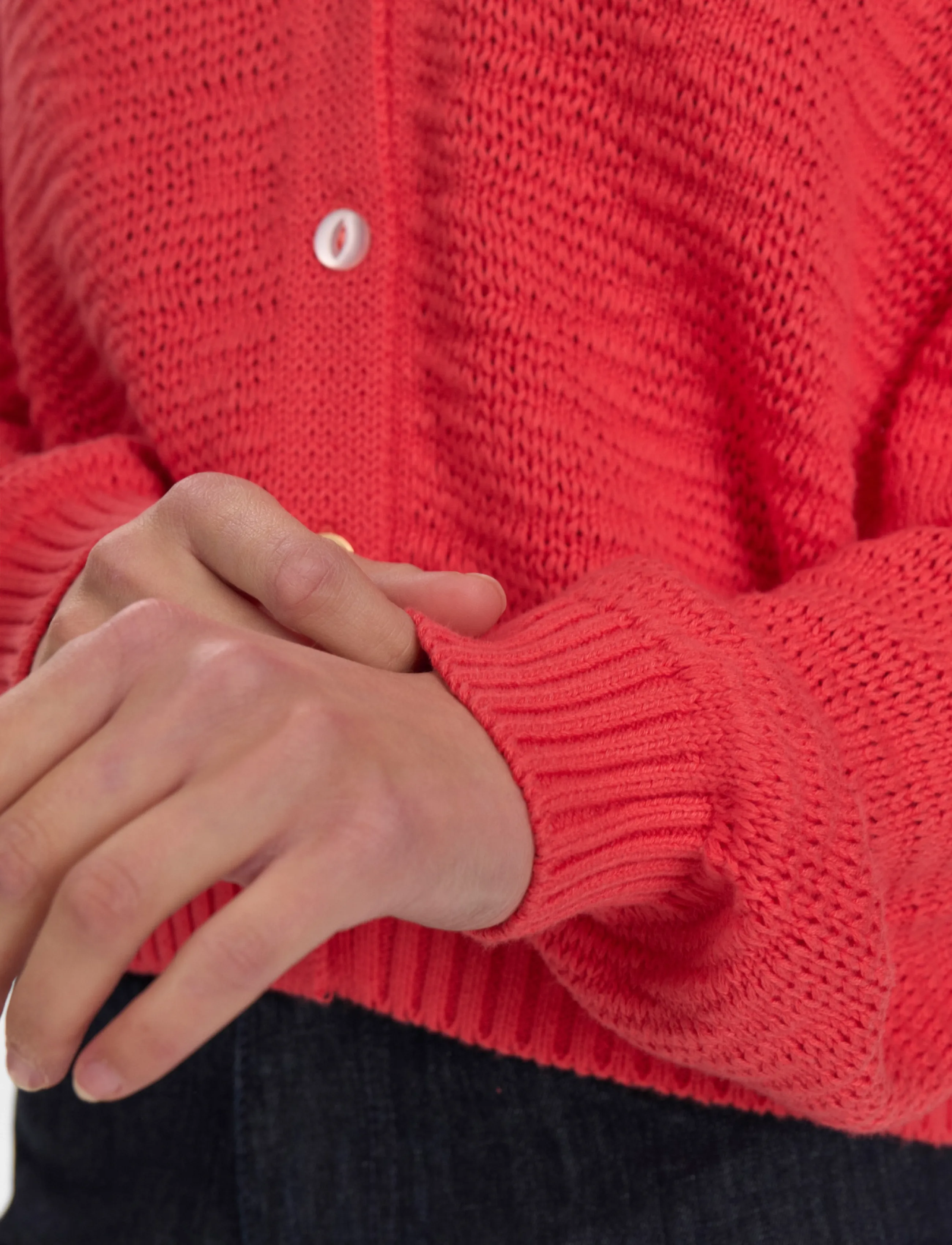 Nümph - NUMIRNA CROPPED CARDIGAN - geranium - 5