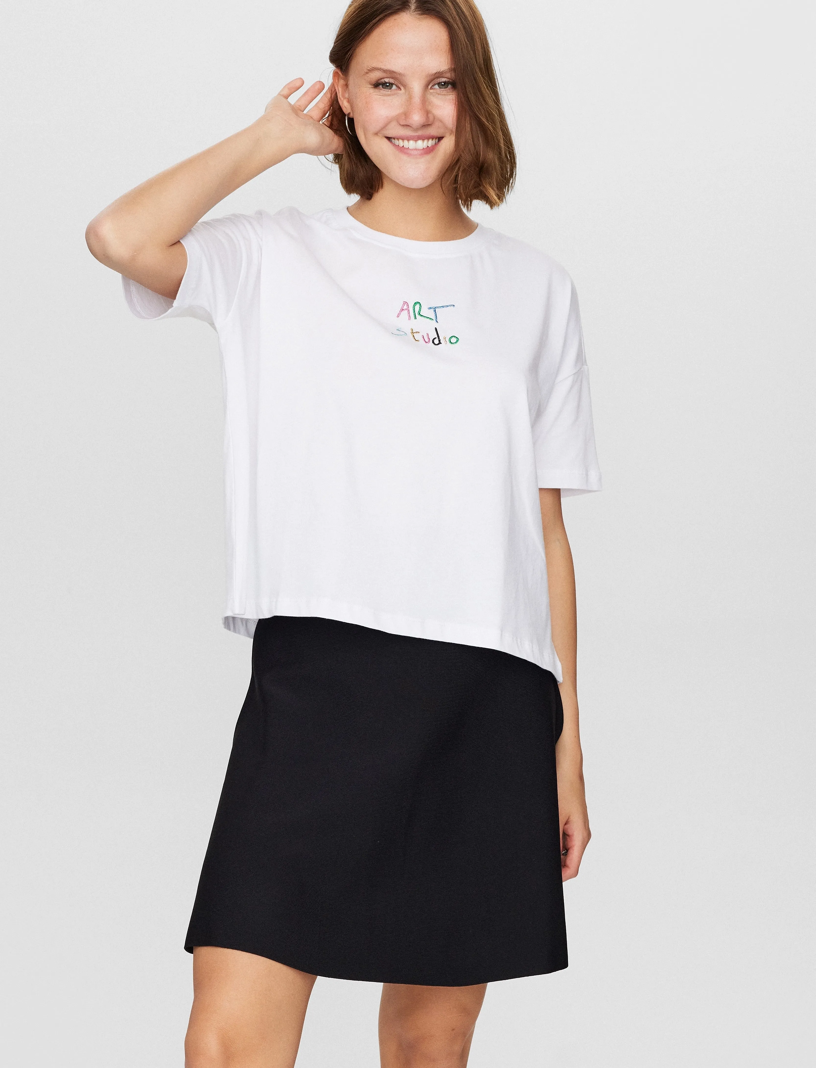 Nümph - NUART T-SHIRT - bright white - 2