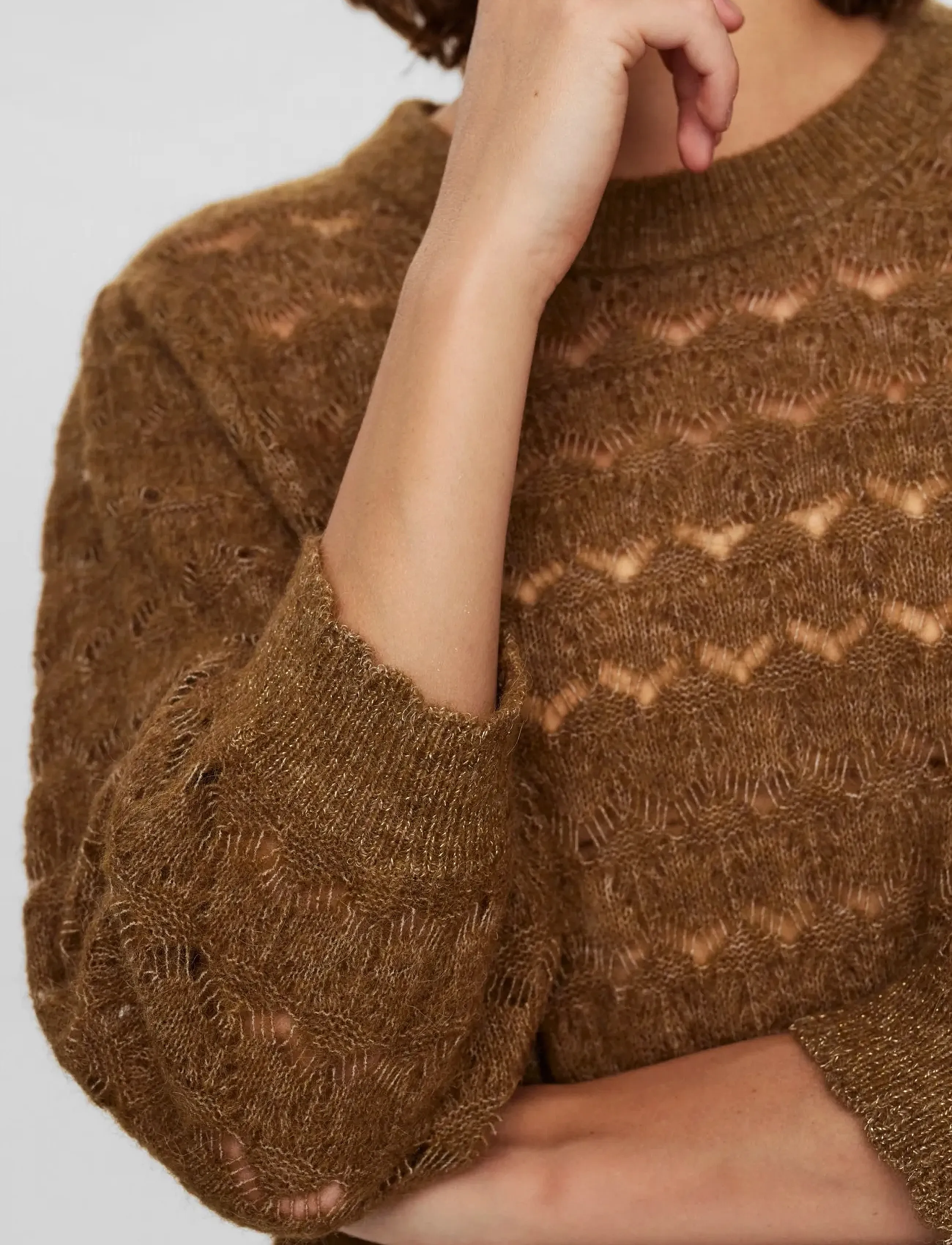 Nümph - NURIETTA POINTELLE PULLOVER - kangaroo - 5