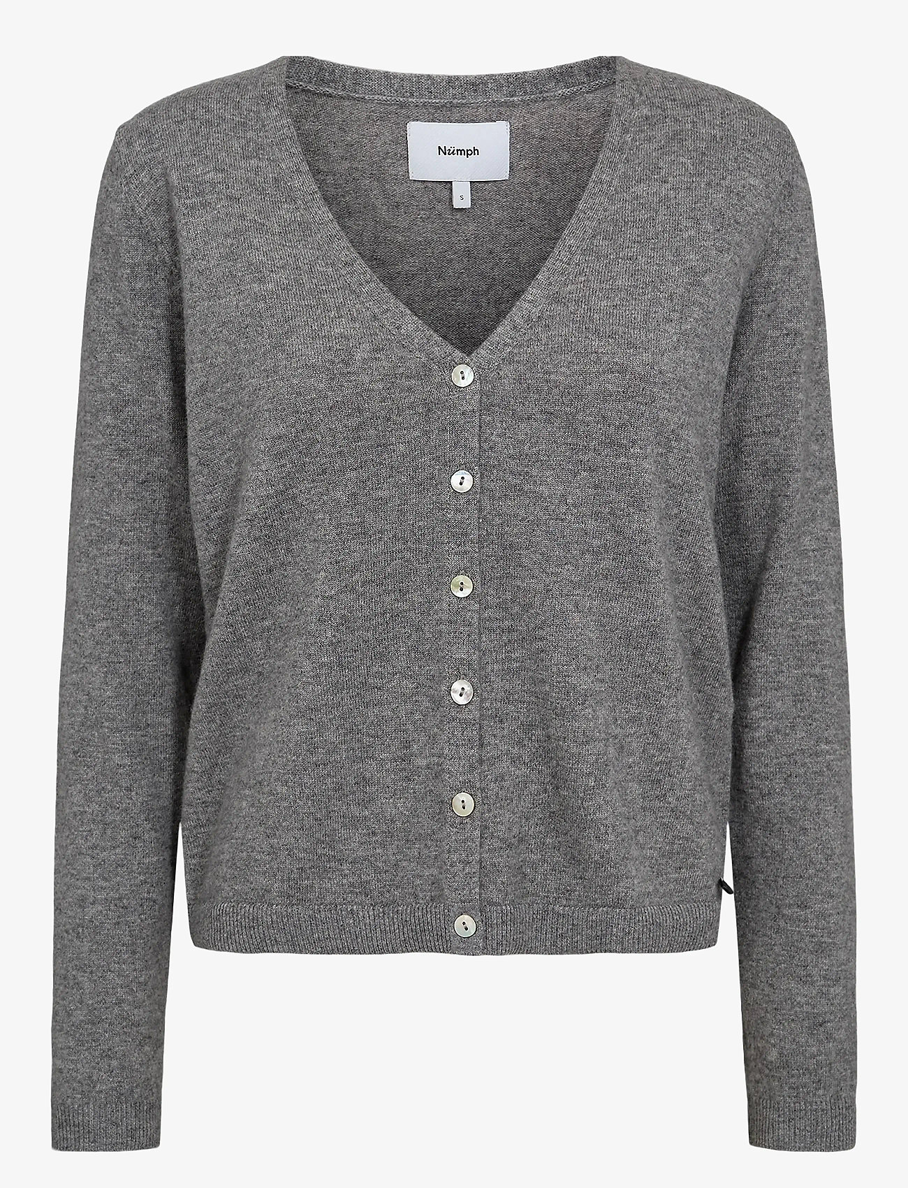 Nümph - NUKASHA CARDIGAN - medium grey mel - 0
