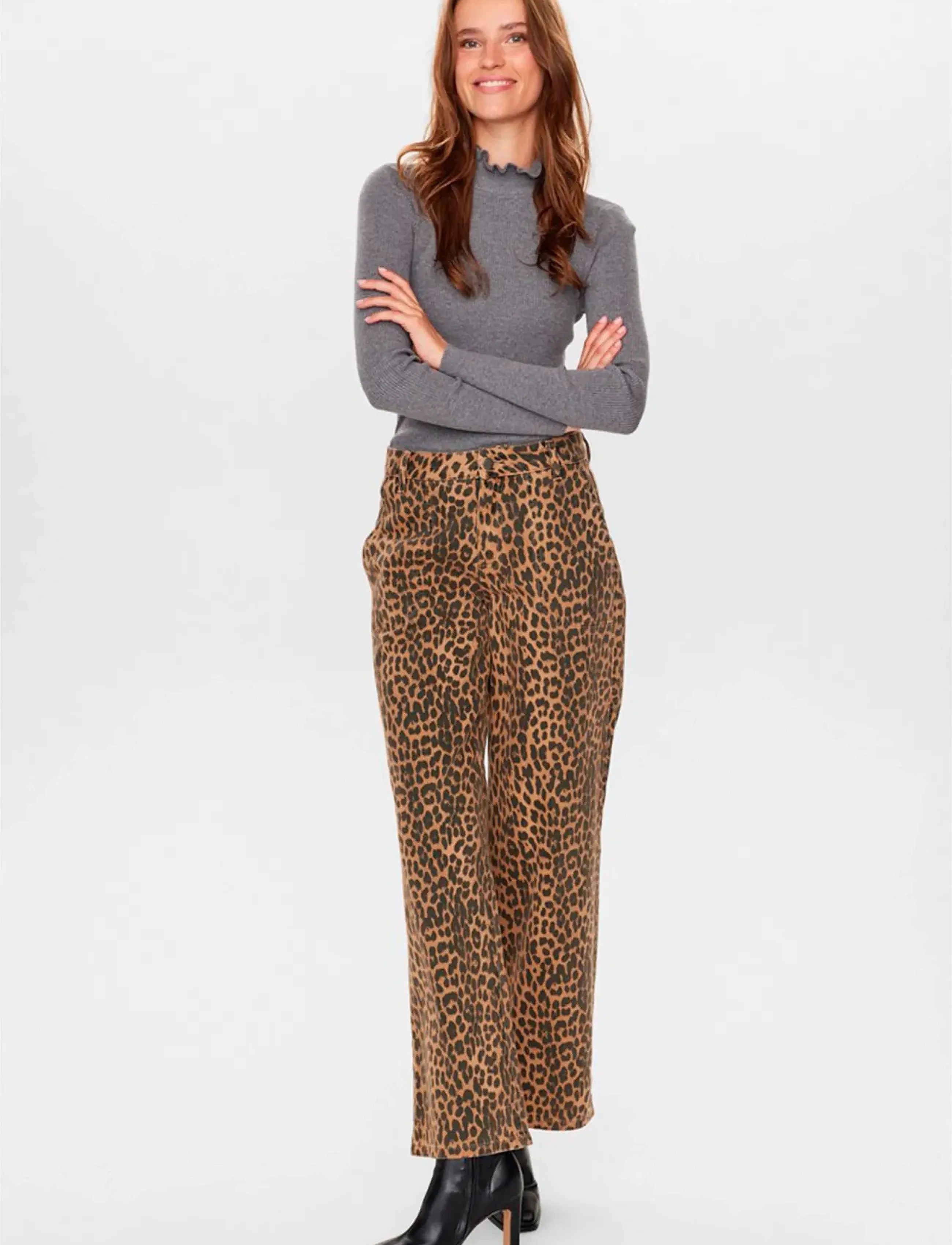 Nümph - NUGIGI PANTS - straight jeans - tiger´s eye - 4