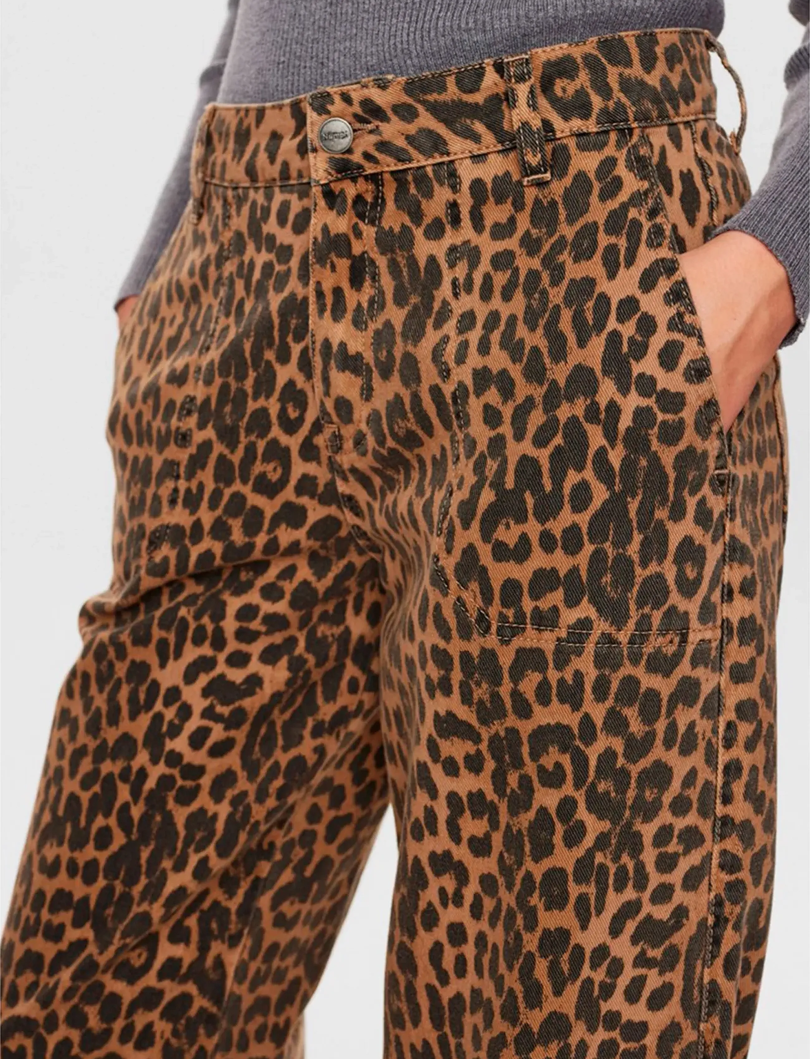 Nümph - NUGIGI PANTS - straight jeans - tiger´s eye - 5