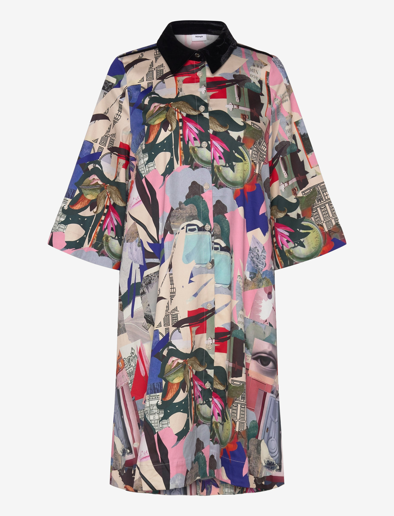 Nümph - NUHOLLA DRESS - t-shirt-kleider - sun kiss - 0