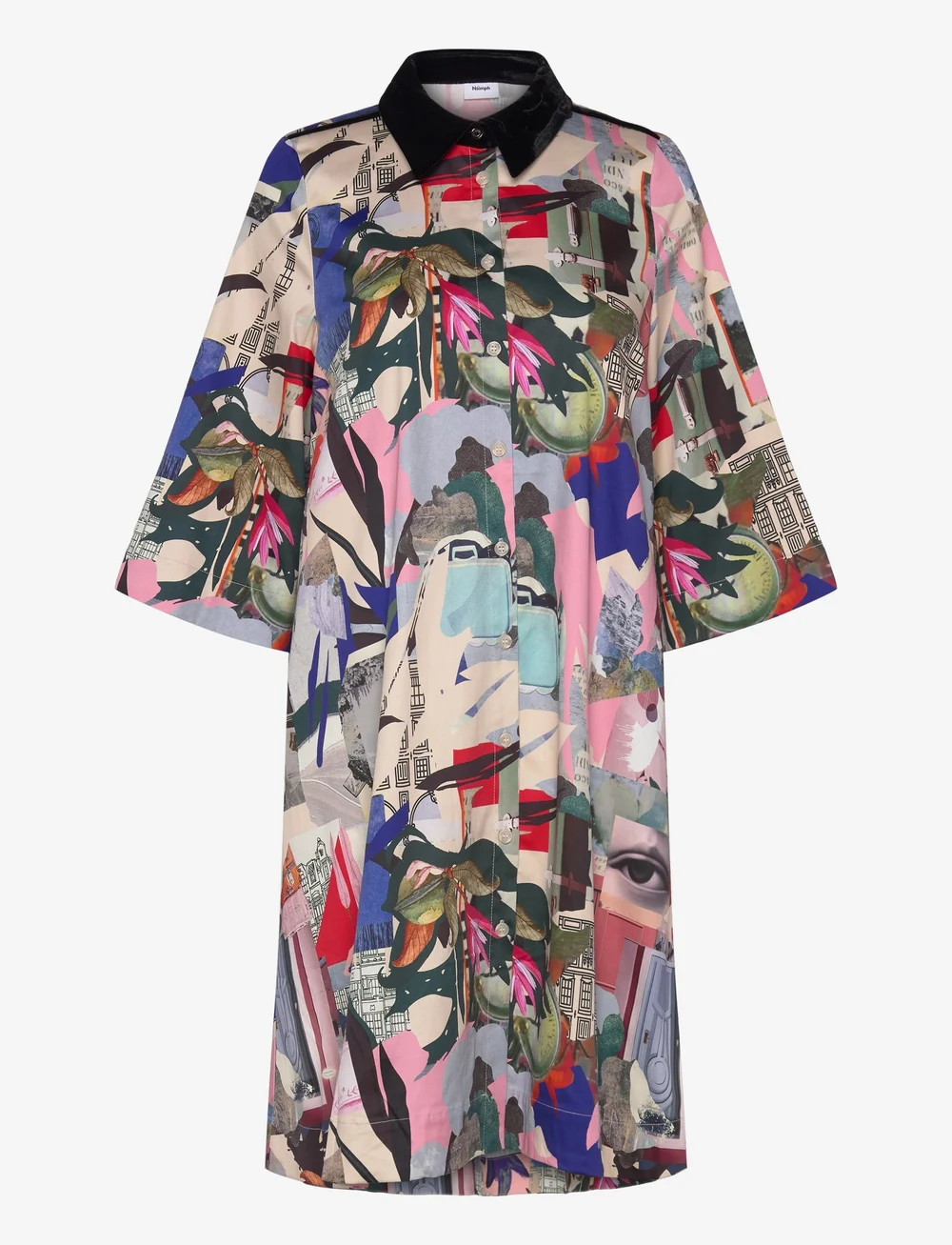 Nümph - NUHOLLA DRESS - t-shirtklänningar - sun kiss - 0