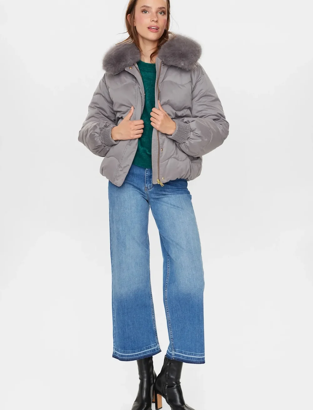 Nümph - NUHURDA JACKET - dunjakker - december sky - 4