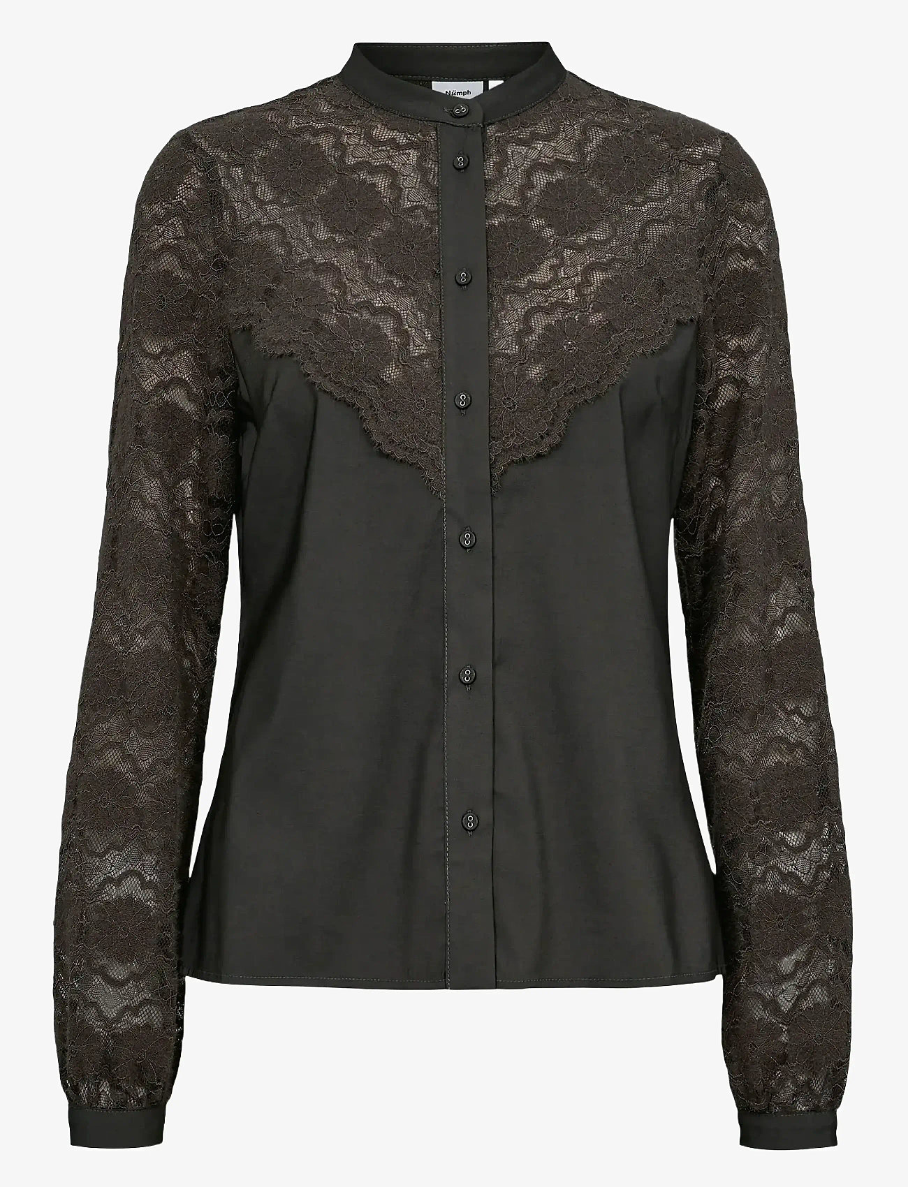 Nümph - NUINGRID SHIRT - pikkade varrukatega särgid - plum kitten - 0