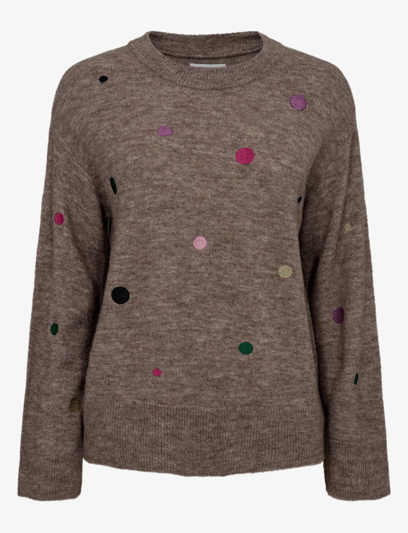 Nümph NUJASMINE PULLOVER - Strickmode - TIGER´S EYE / brown