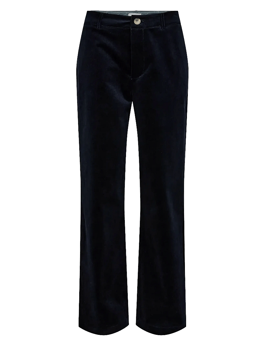 Nümph - NUJOANNA PANTS - bukser med lige ben - dark sapphire - 1