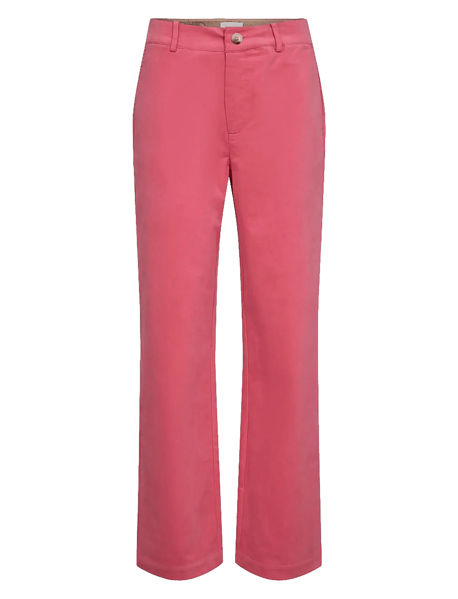 Nümph - NUJOANNA PANTS - hose mit geradem bein - pink lemonade - 0