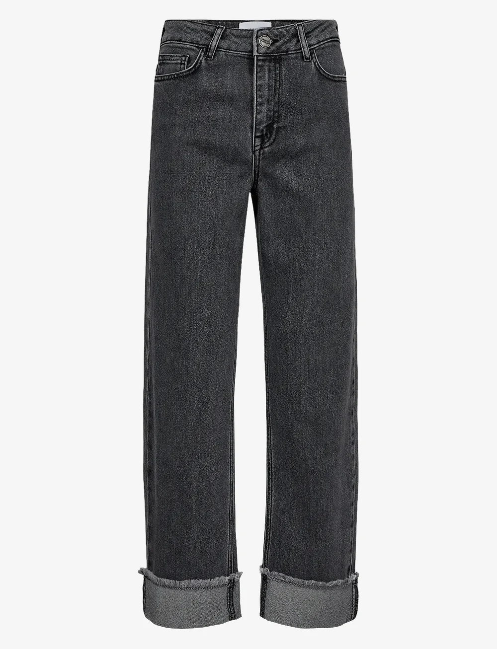 Nümph - NUTORONTO JEANS - DARK GREY - straight jeans - dark grey denim - 0