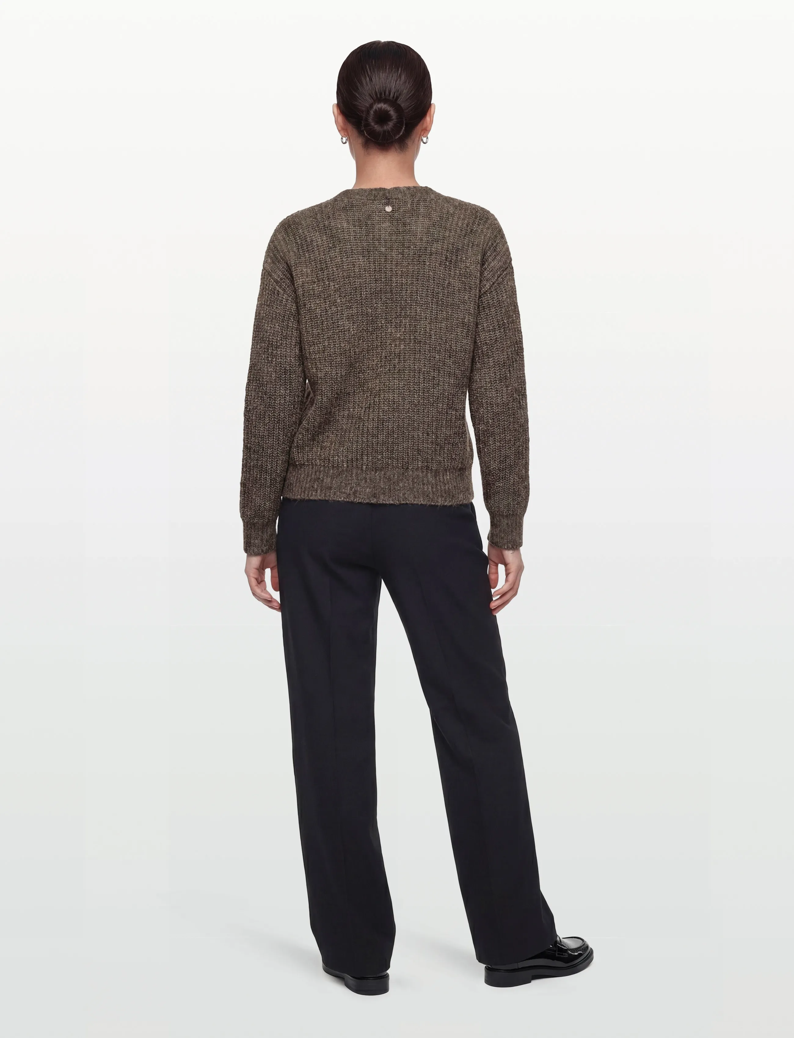Nümph - NUZINDI SHORT CARDIGAN - gilets - dark earth - 4