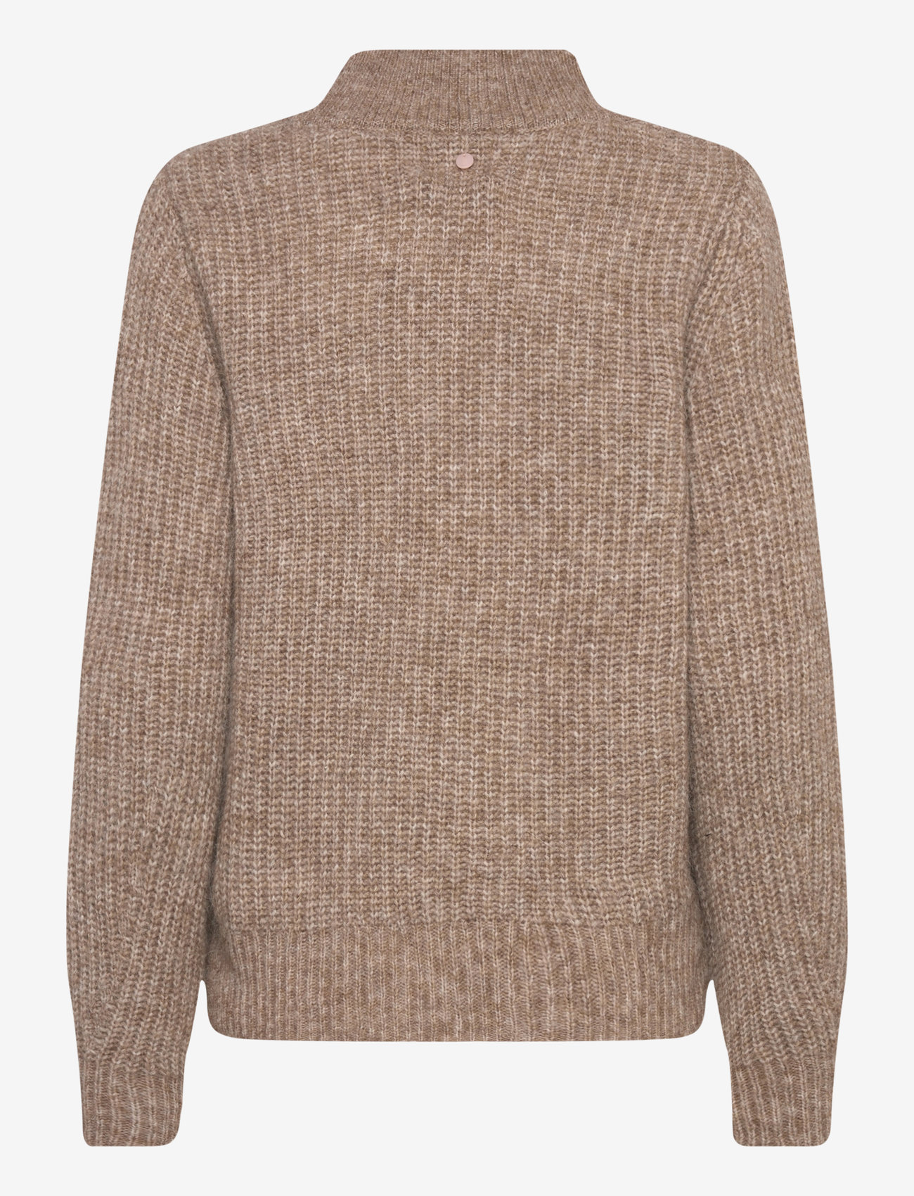 Nümph - NUZINDI V-NECK PULLOVER - fossil melange - 1