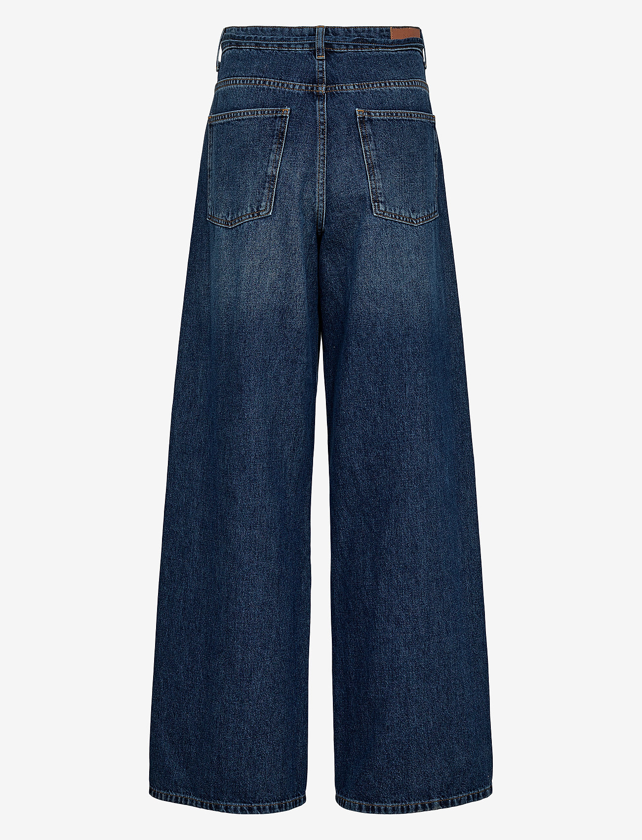 Nümph - NUBROOKLYN JEANS - DARK BLUE - brede jeans - dark blue denim - 1