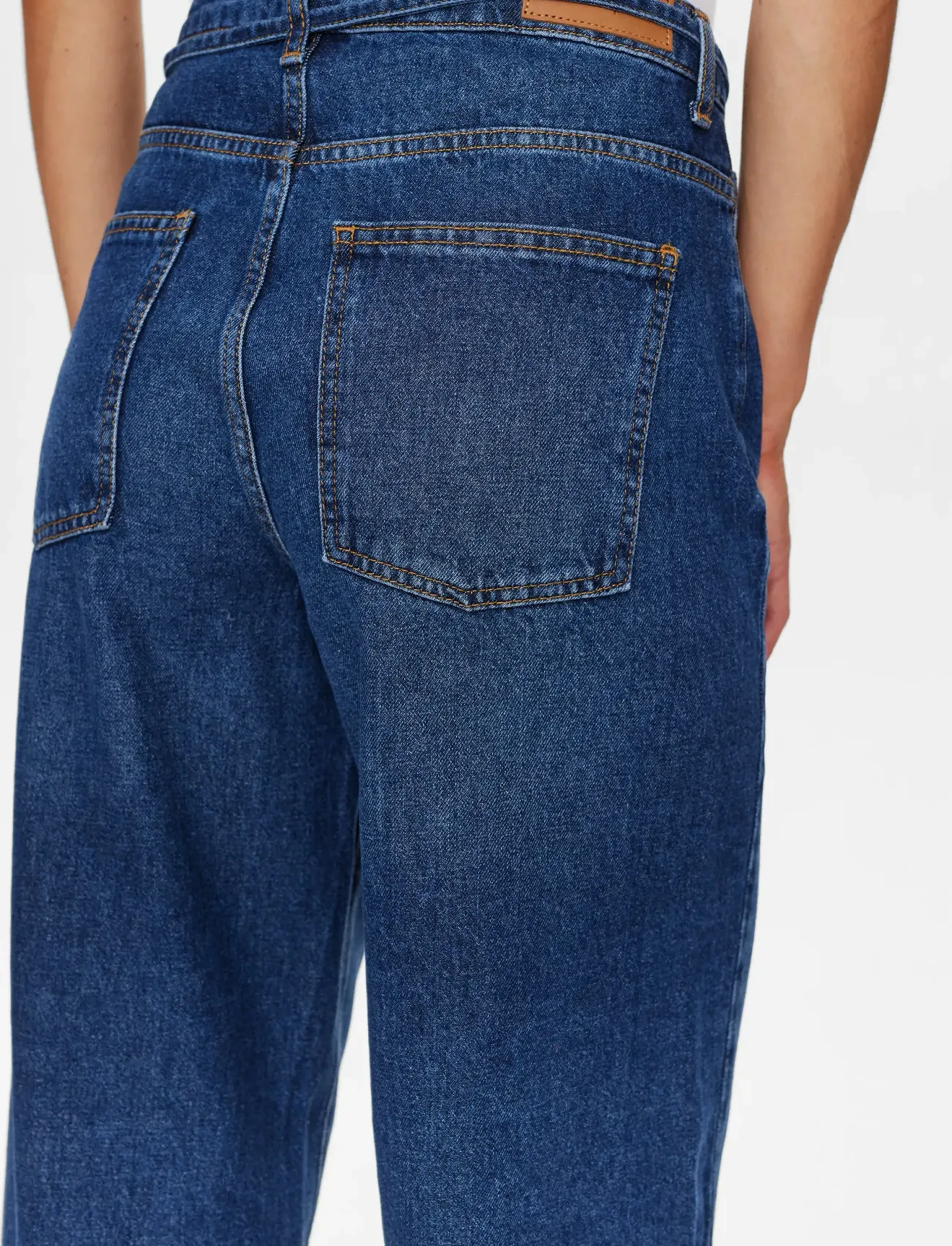 NÜMPH Nubrooklyn Jeans Dark dam – bild 7