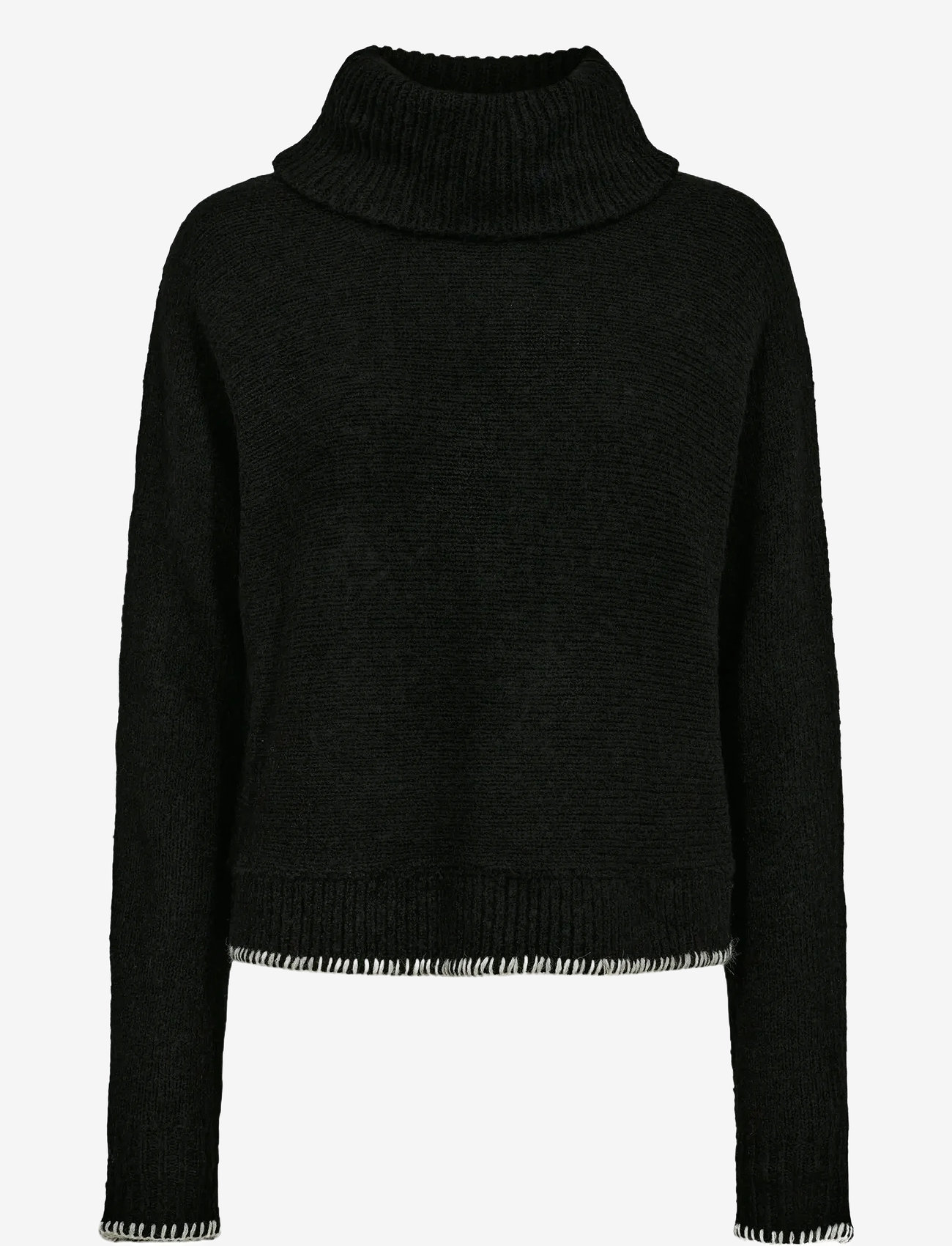 Nümph - NUUMA SOLID PULLOVER - caviar - 0