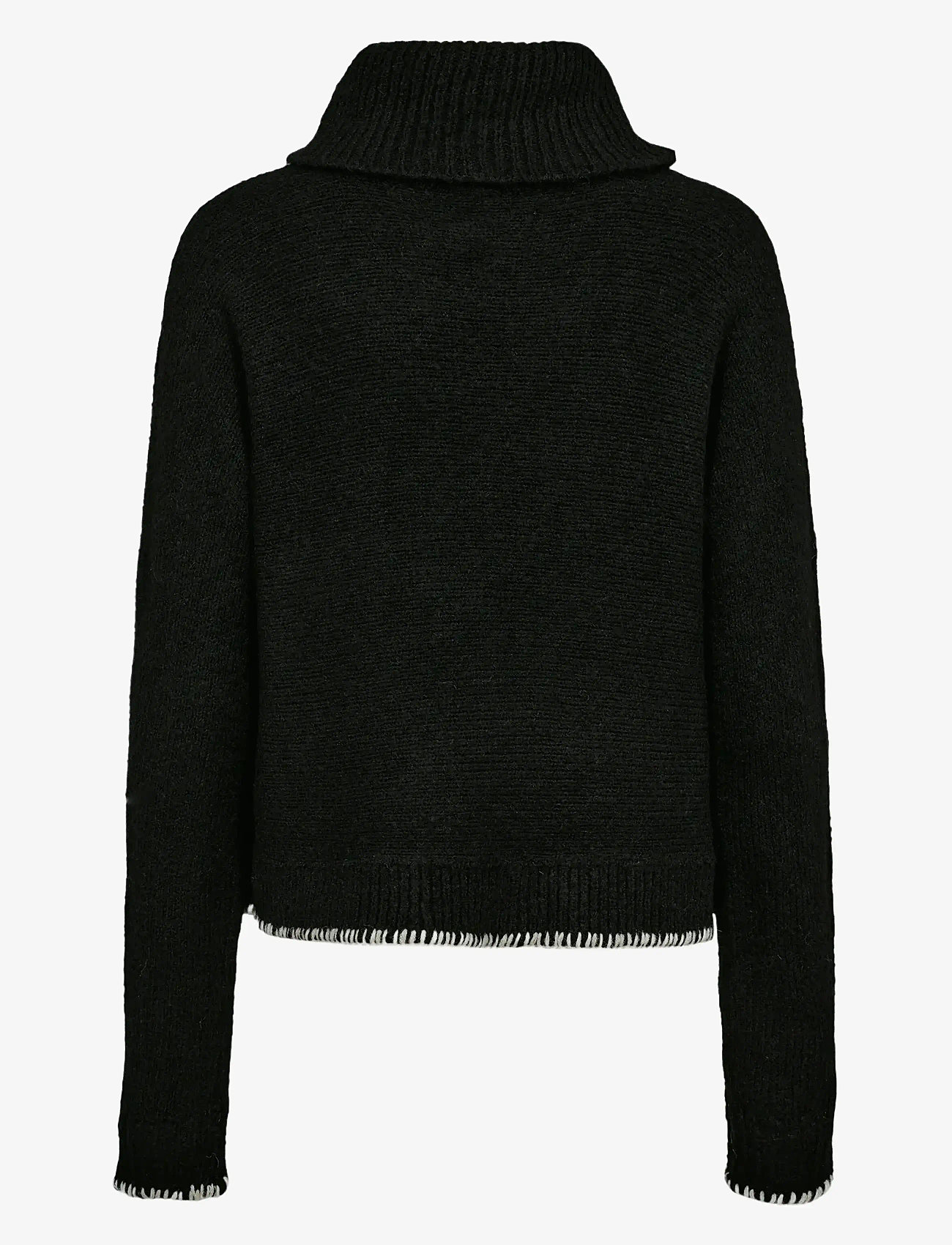 Nümph - NUUMA SOLID PULLOVER - caviar - 1