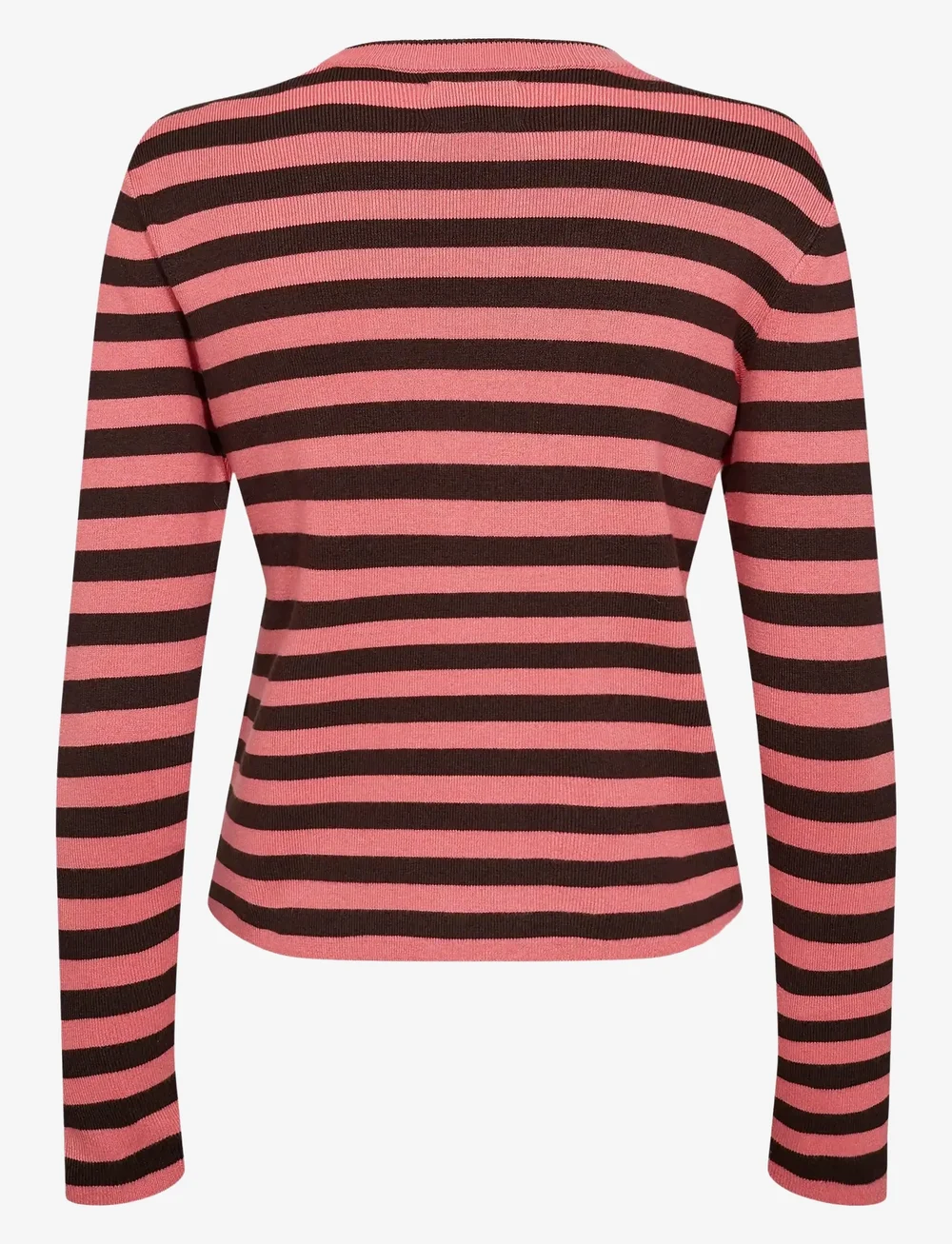 Nümph - NUSTRIPY PULLOVER - stickade tröjor - pink lemonade - 2