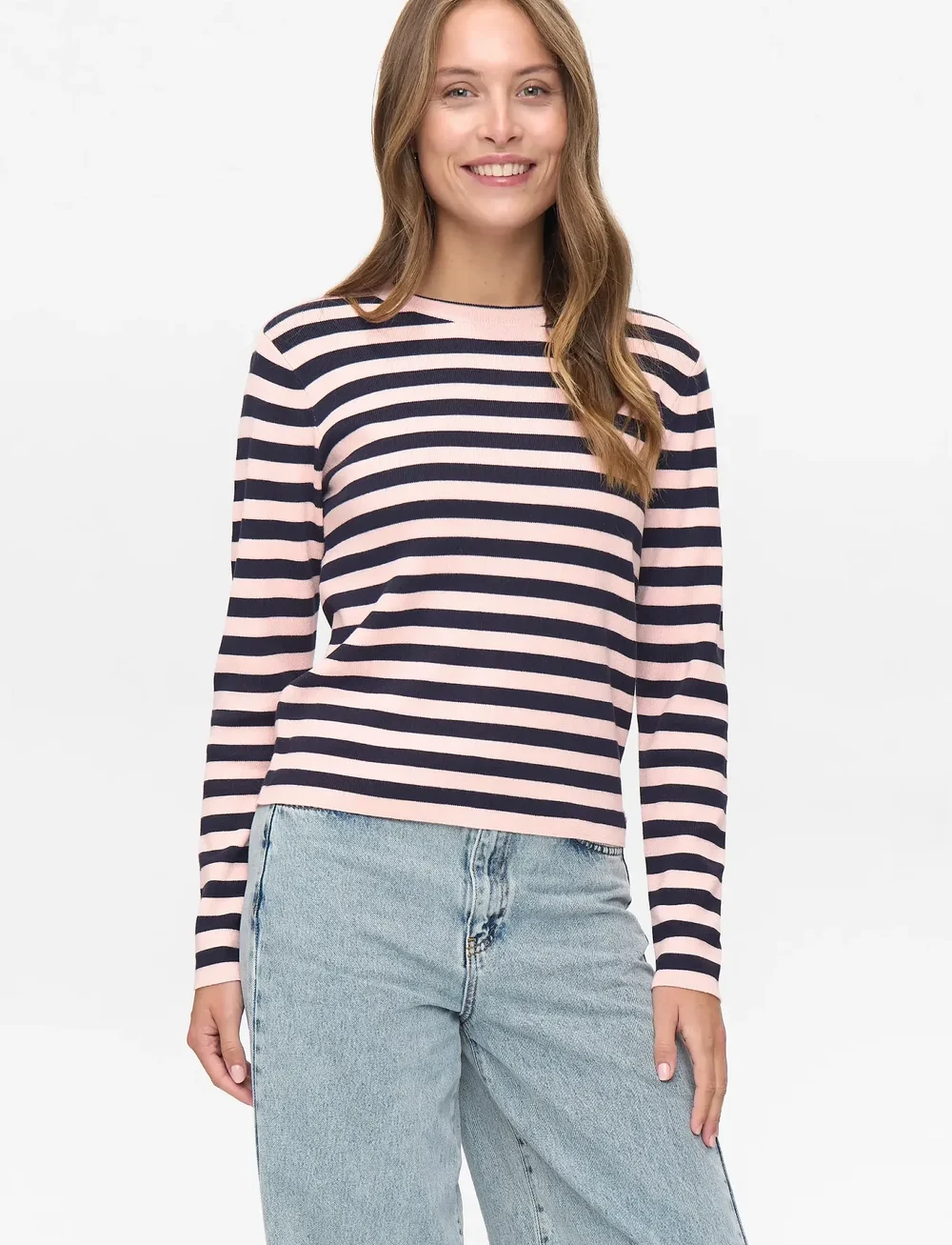 Nümph - NUSTRIPY PULLOVER - pullover - roseate spoonbill - 0