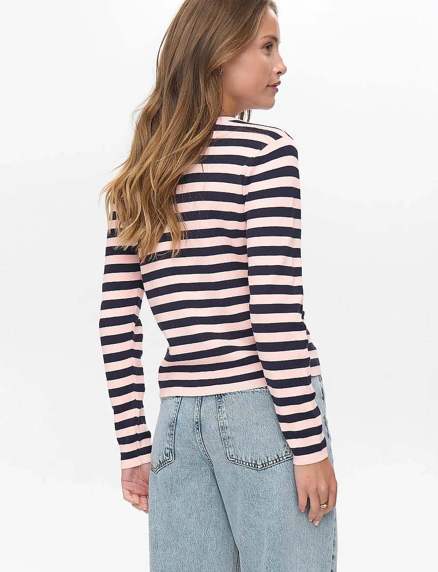 Nümph - NUSTRIPY PULLOVER - pullover - roseate spoonbill - 3