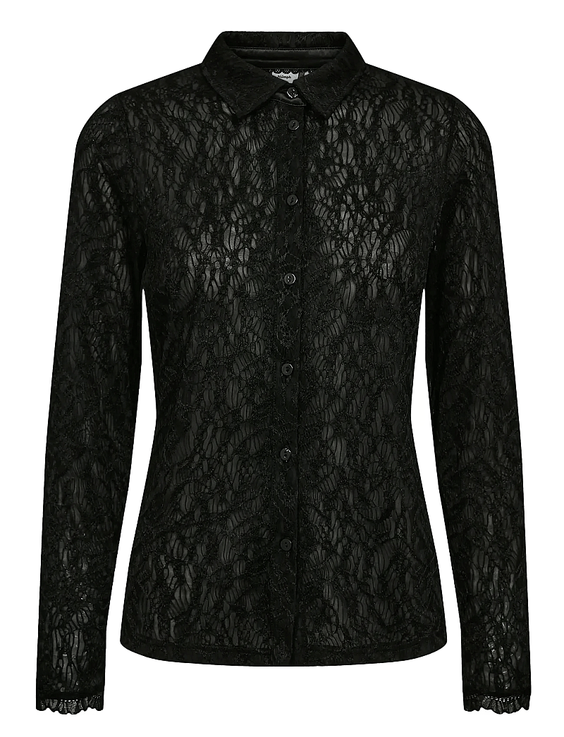 Nümph - NUELLINOR SHIRT - langærmede skjorter - caviar - 0