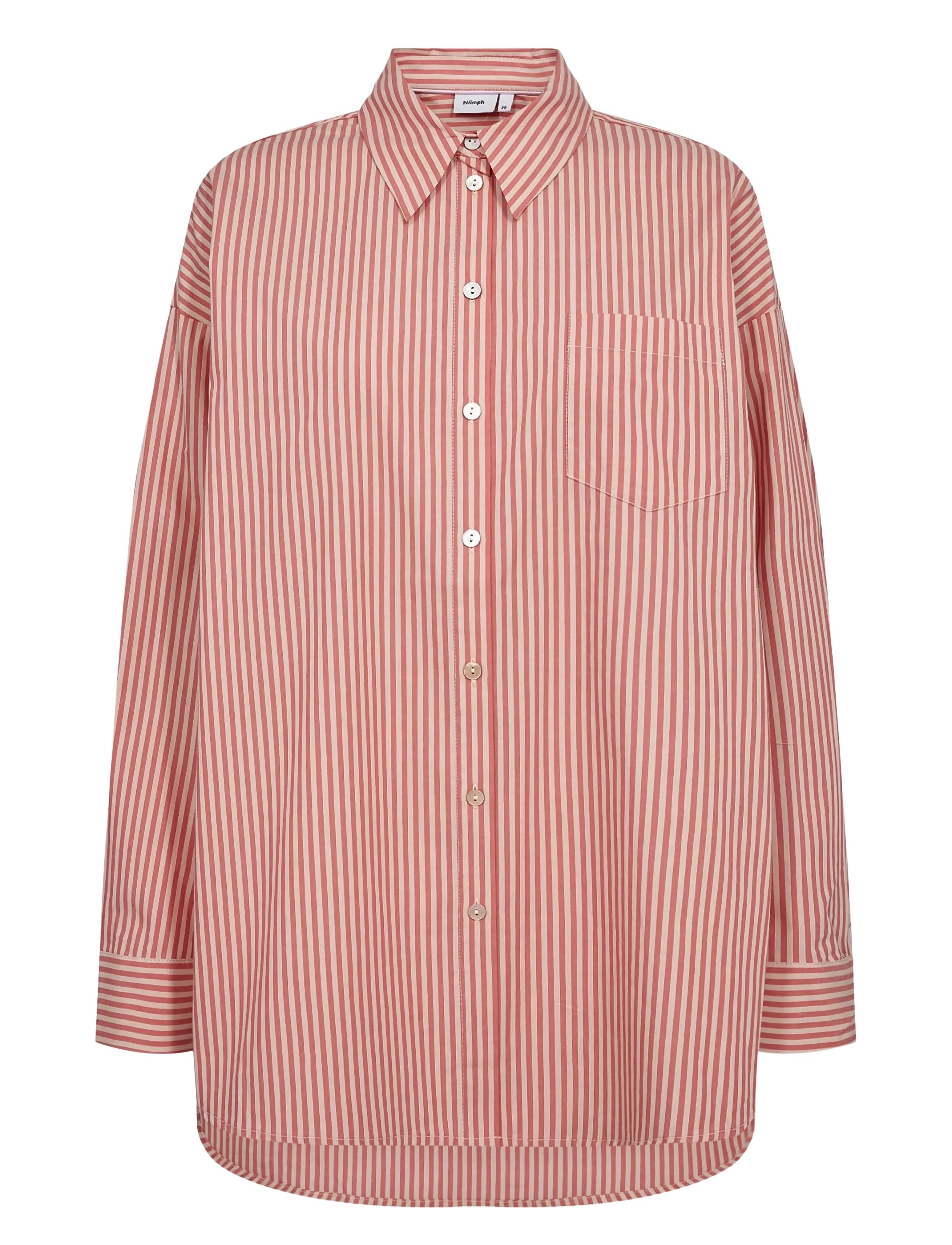 Nümph NUHAILEY SHIRT W/O STONES - Tøj - CAYENNE / red